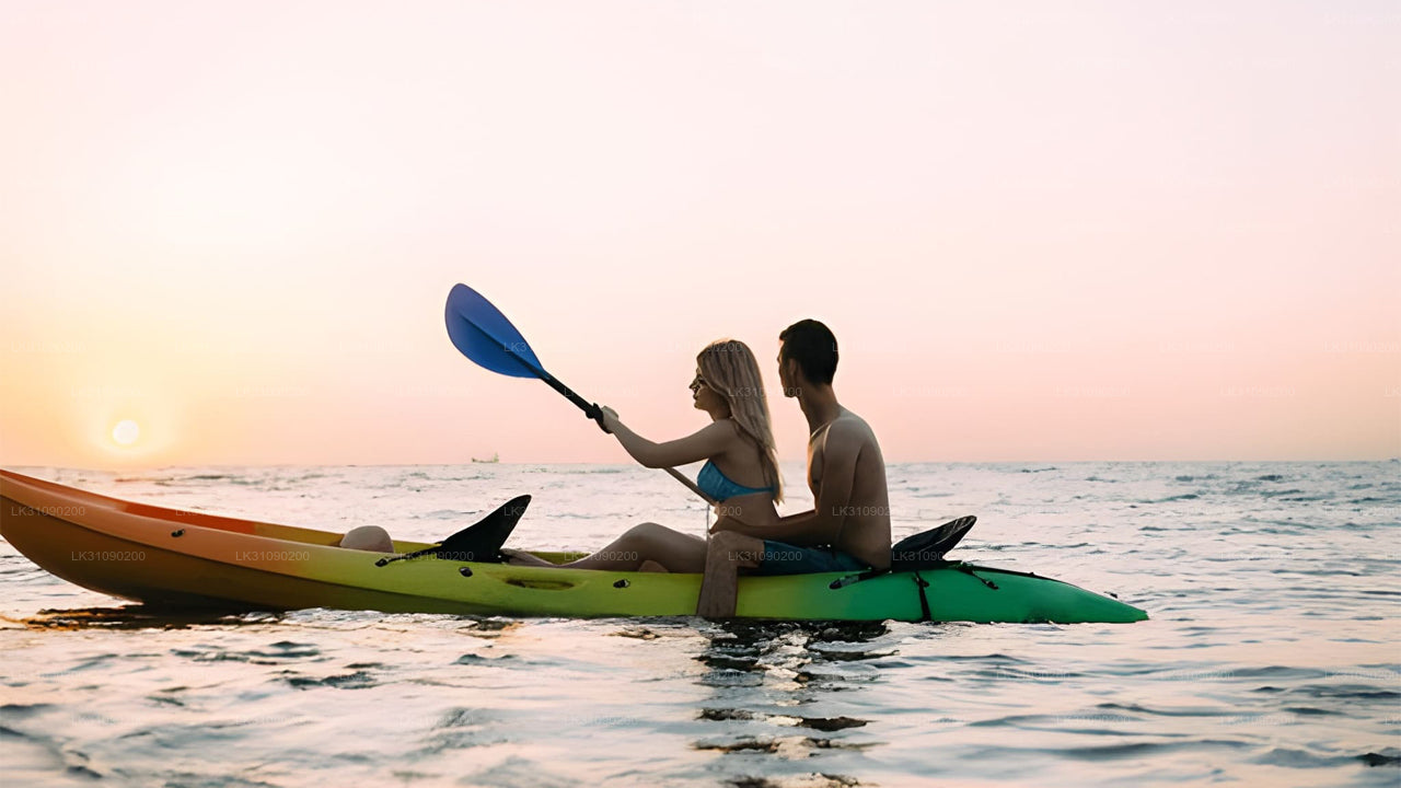 エッラ発、ハダパナガラ貯水池でのカヤック