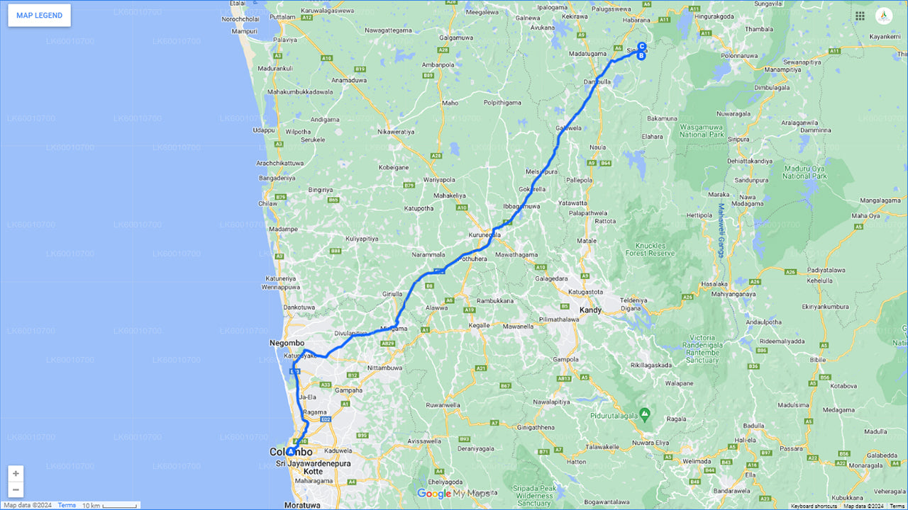 コロンボ発シギリヤ・ロック&ビレッジ・ツアー