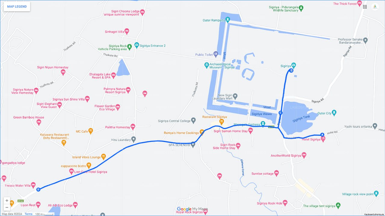 シギリヤ発シギリヤロックアンドビレッジツアー
