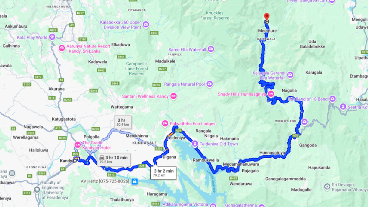 Camping at Meemure from Kandy