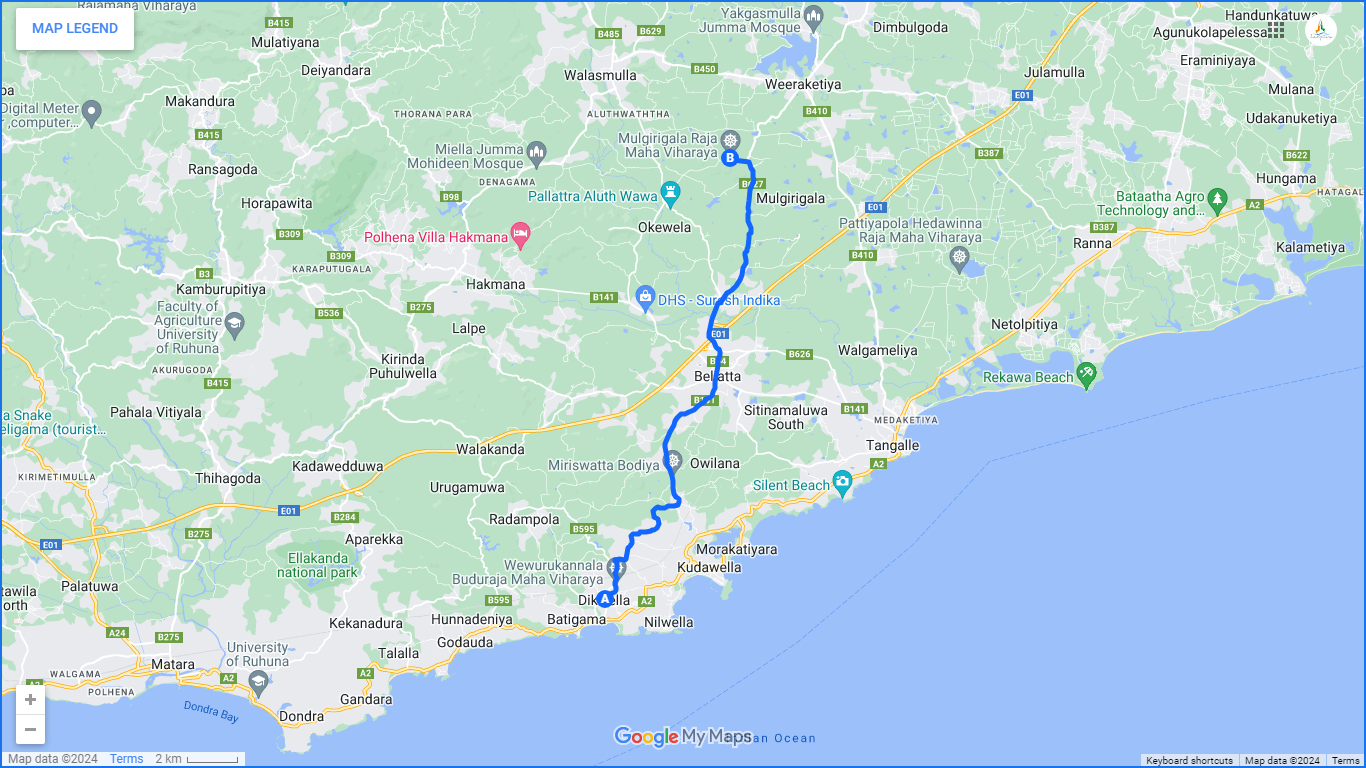 タンガラ発ムルキリガラ・サイクリングツアー