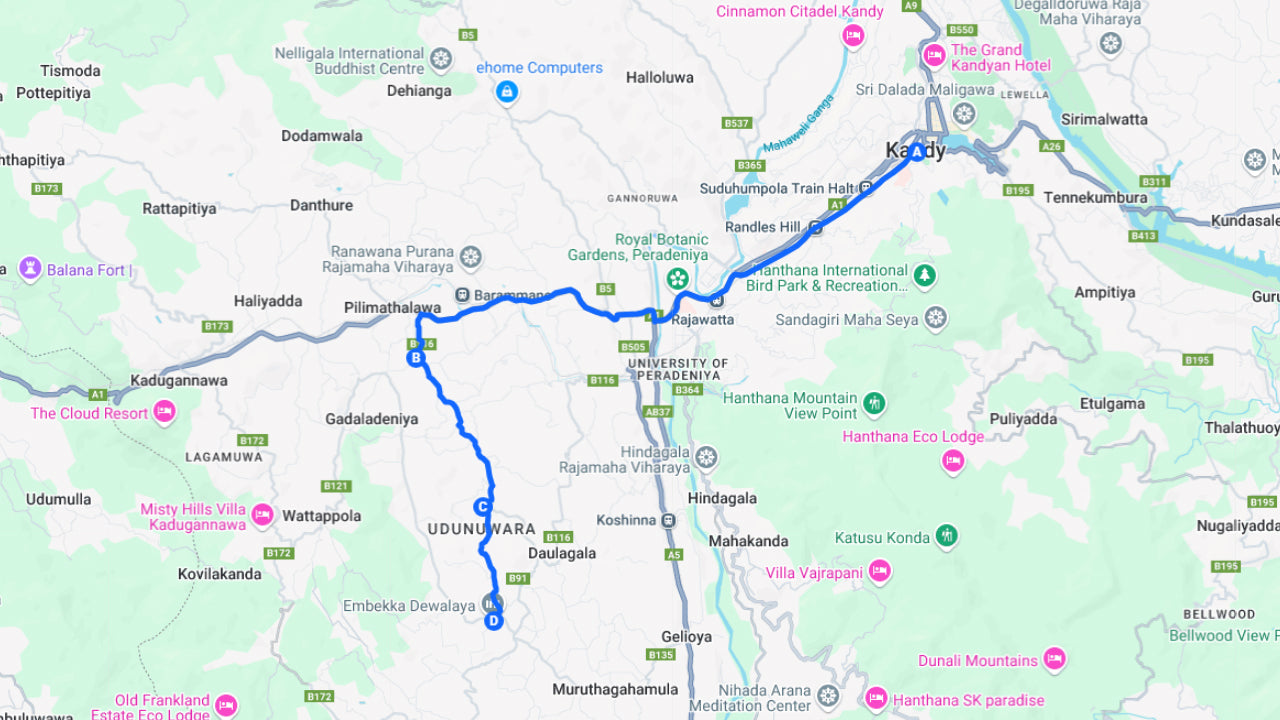 3 キャンディ発テンプルループサイクリングツアー