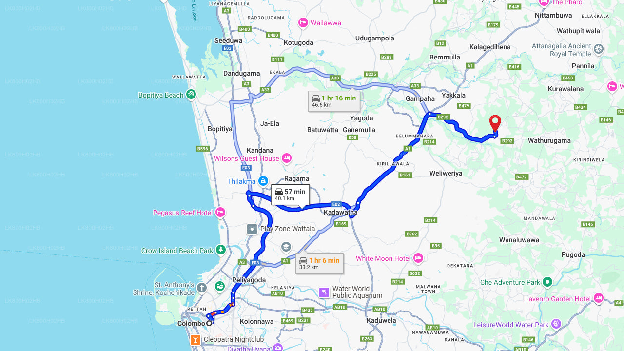 コロンボ発ロッキーヒル ATV パーク アドベンチャー