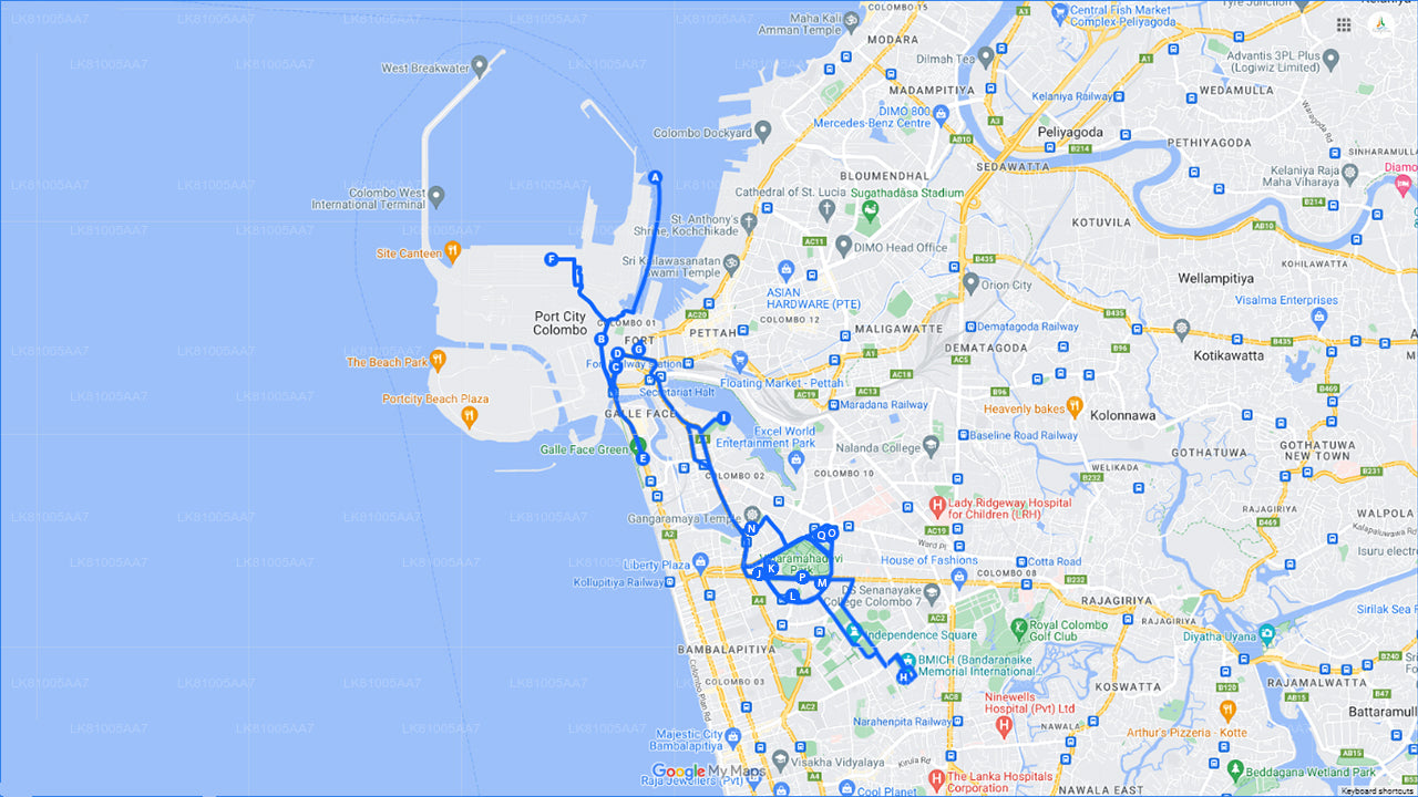 コロンボ港発コロンボシティツアー
