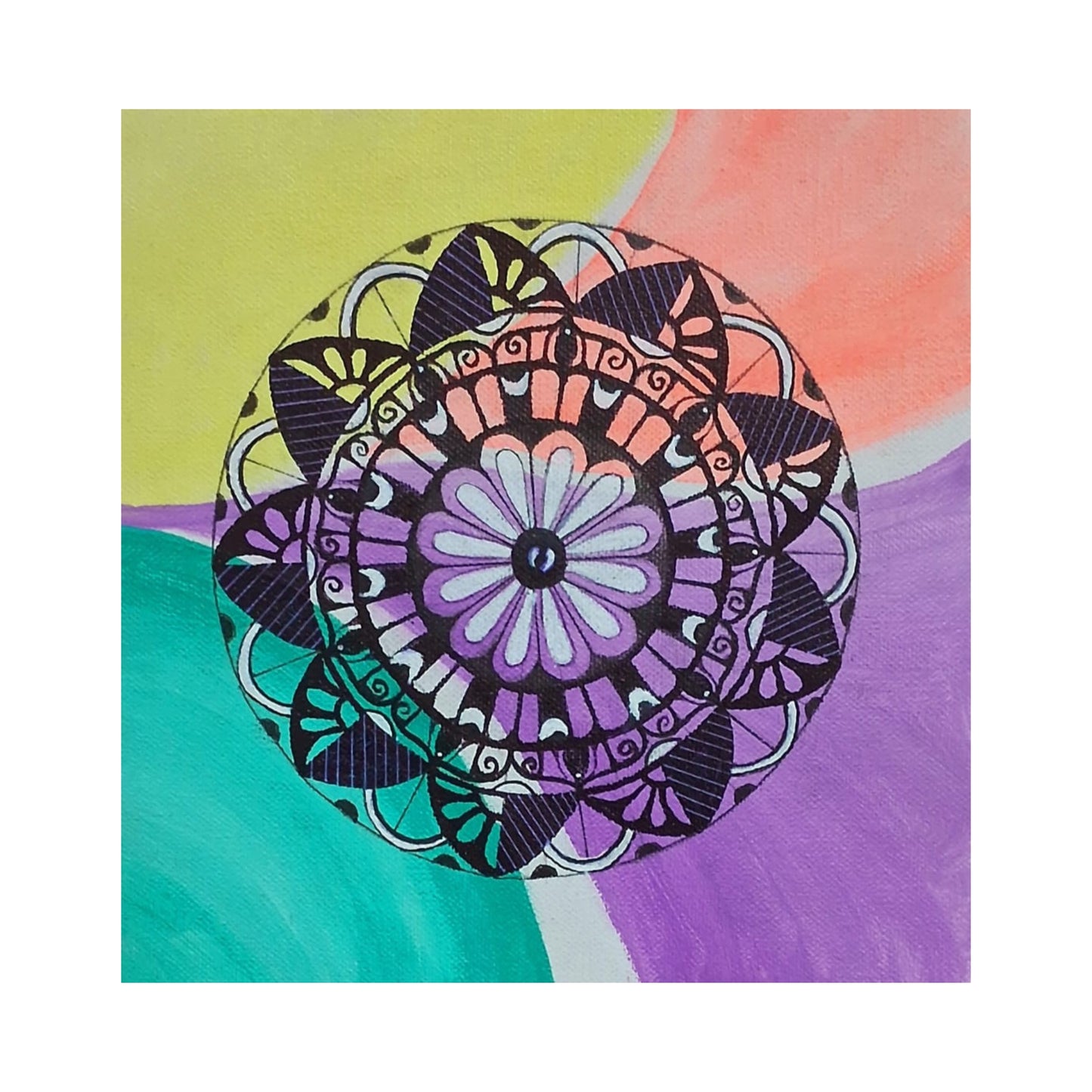 Lakpura® マンデラ ウォール アート (デザイン A)