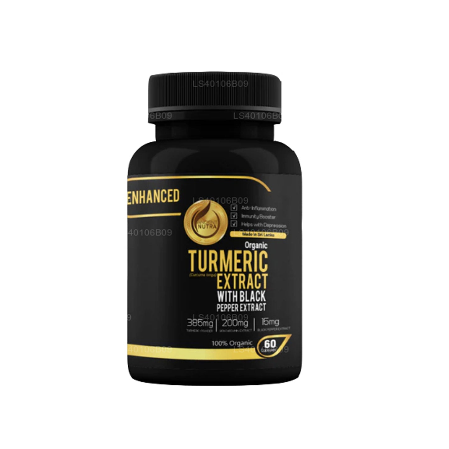 古代ニュートラ ターメリックと黒コショウのエキス (60 カプセル)