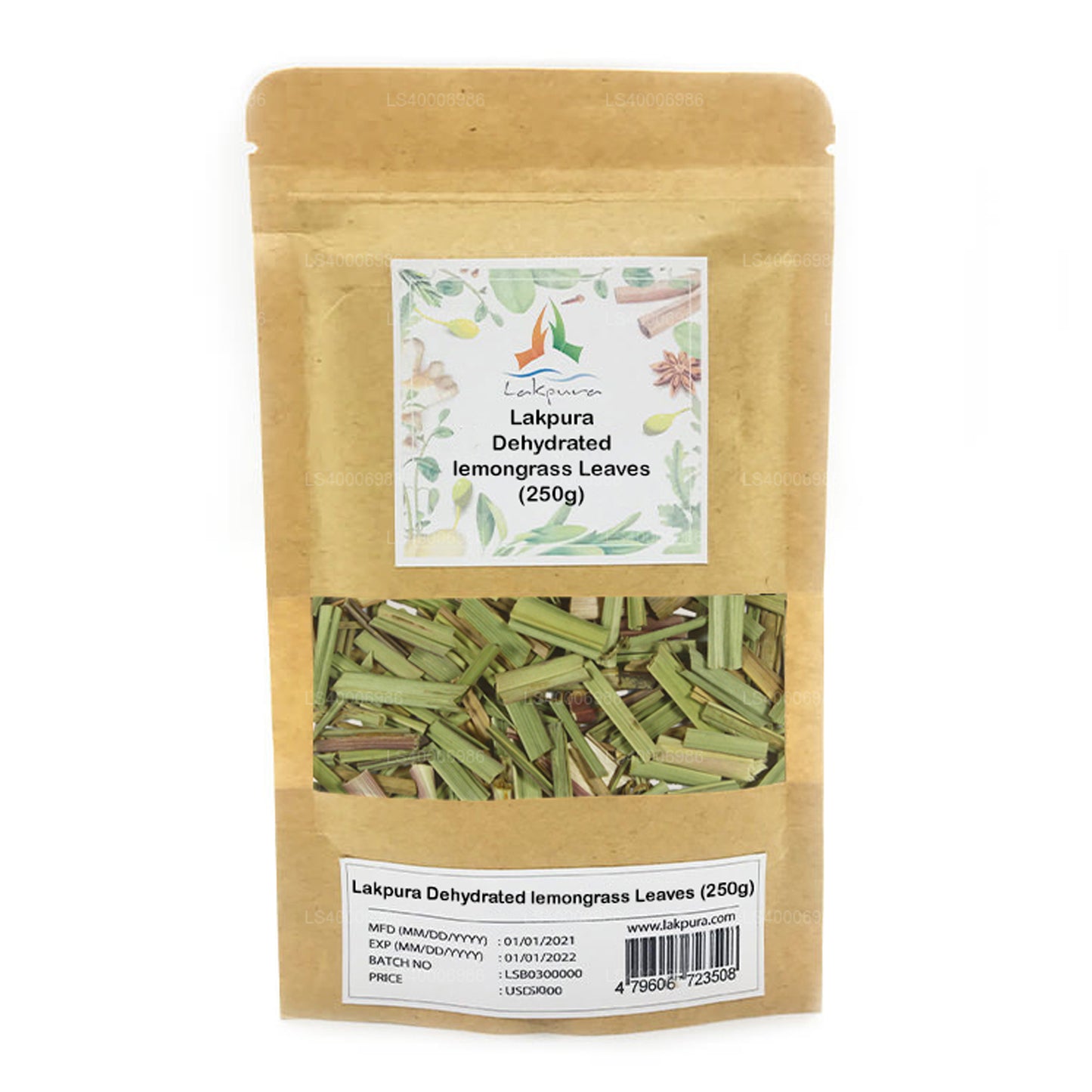 ラクプラ脱水レモングラスの葉