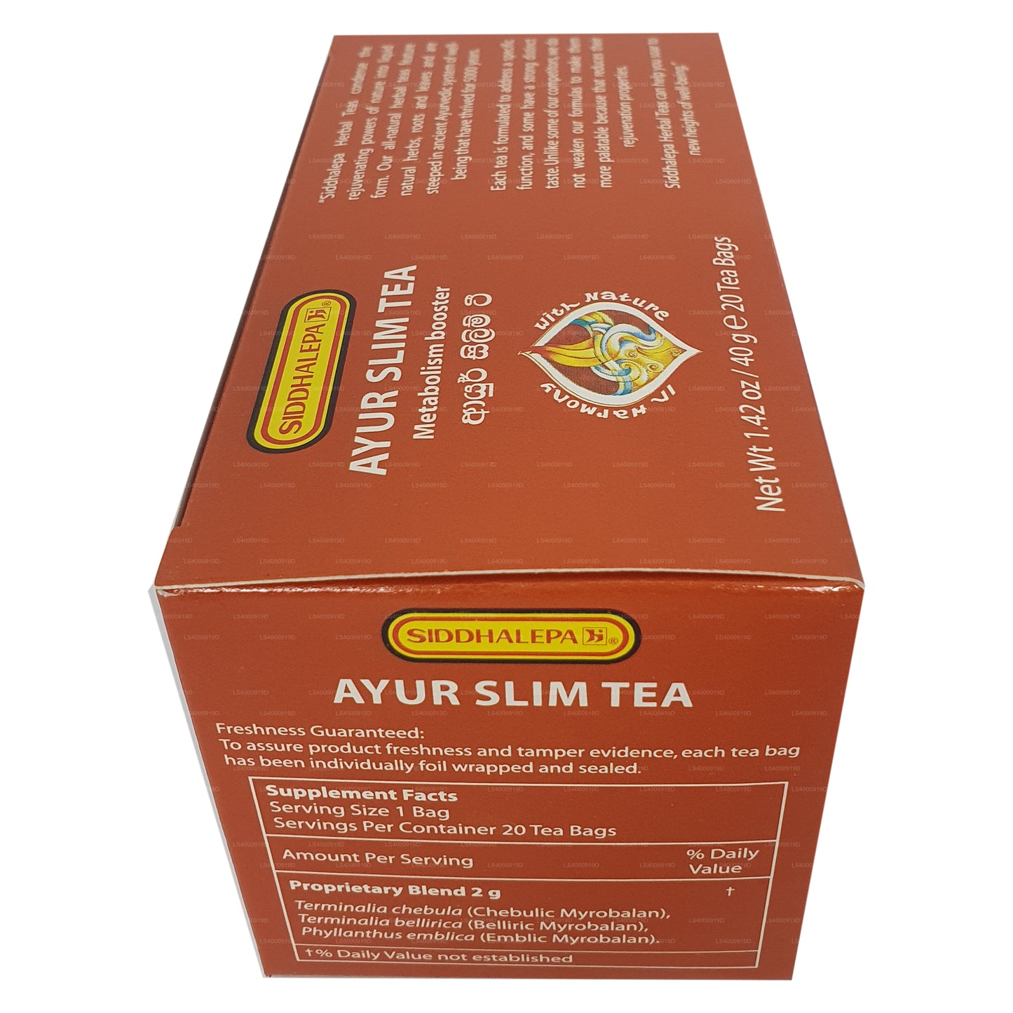 シッダレパアーユールスリムティー (40g)