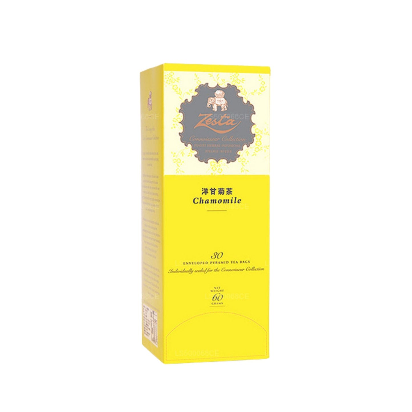 ゼスタ ピュアカモミール紅茶 – ピラミッド ティーバッグ 30 個 (60g)