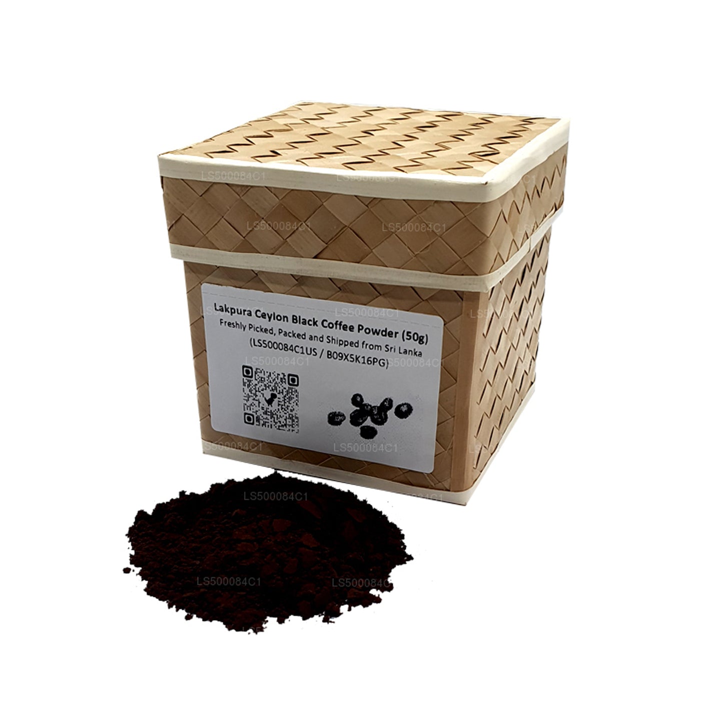ラクプラセイロンブラックコーヒーパウダー (50g)