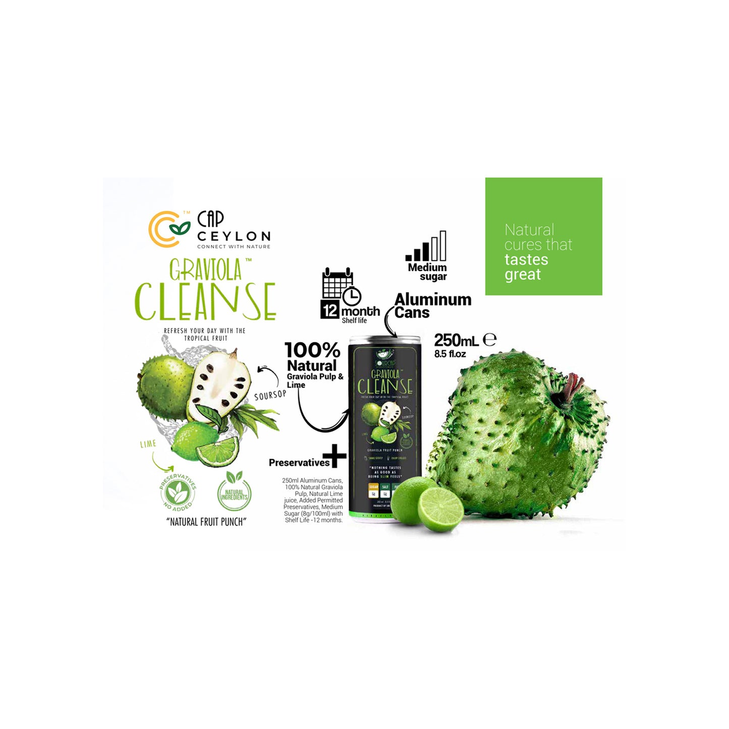 CAP セイロン グラビオラ クレンズ (250ml)