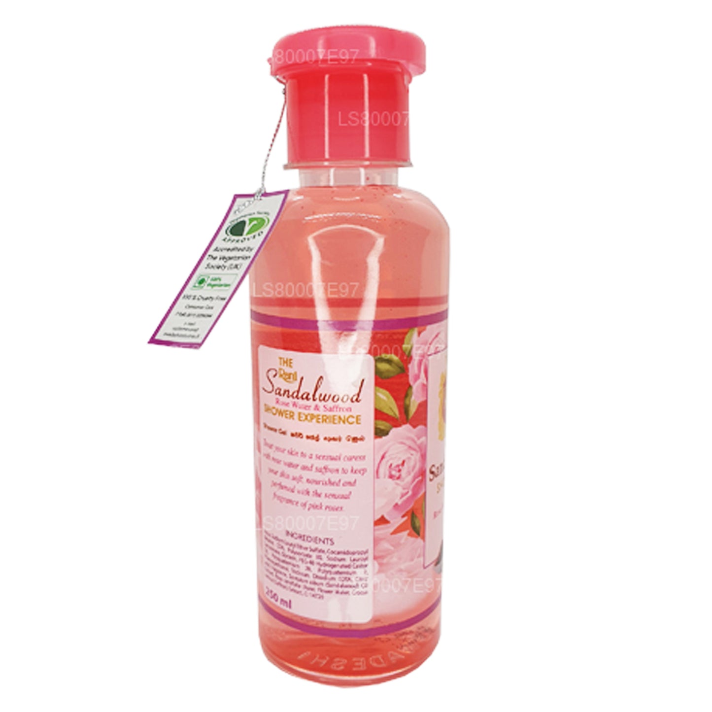 スワデシラニサンダルウッドシャワージェルローズウォーター&サフラン (250 ml)