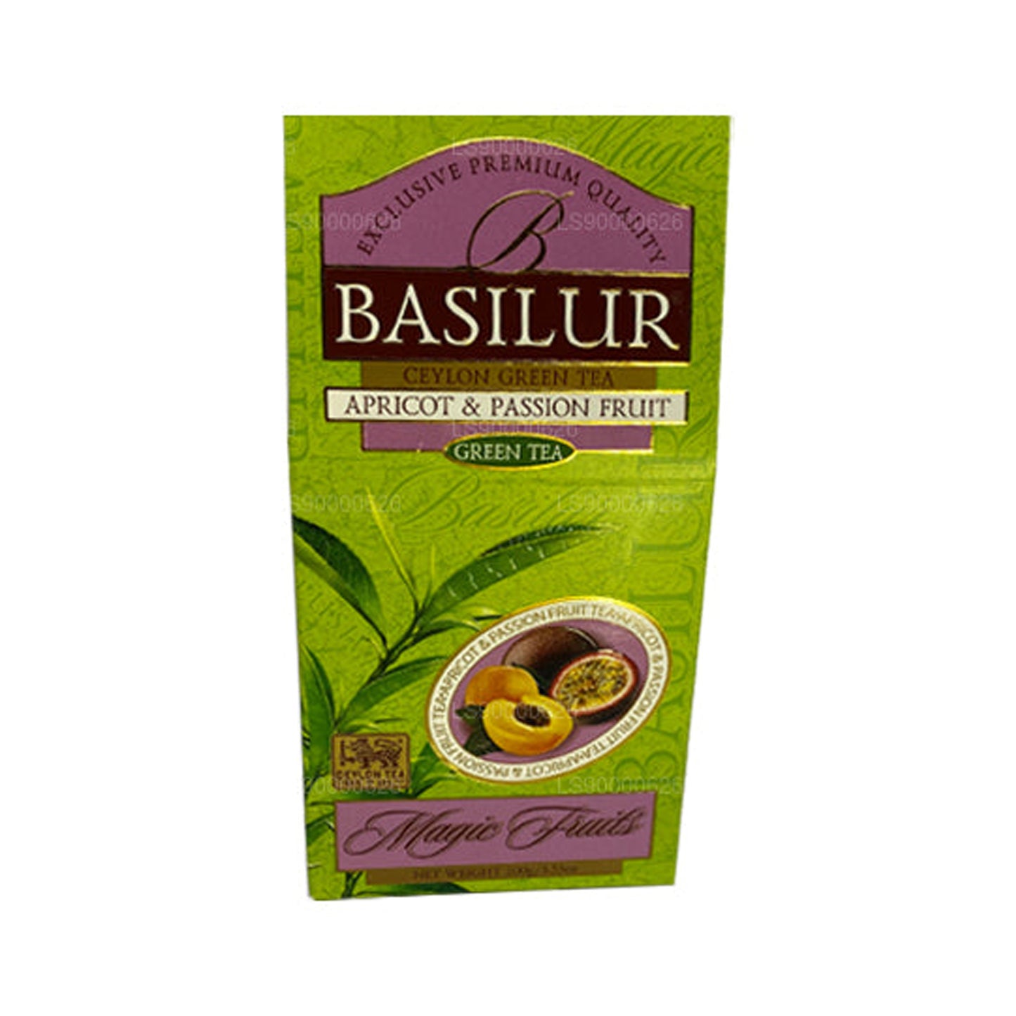 Basilur マジックグリーンアプリコット&パッションフルーツ (100g)