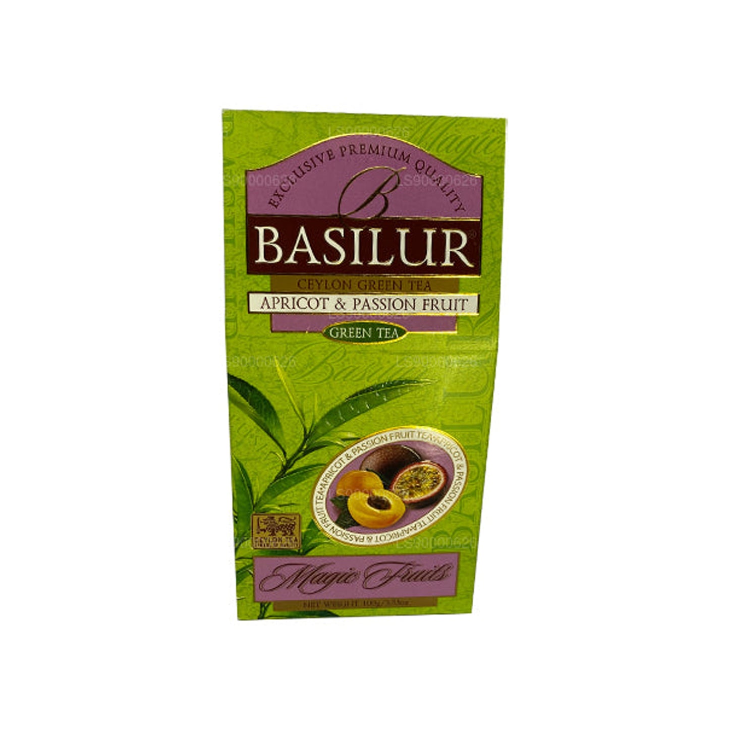 Basilur マジックグリーンアプリコット&パッションフルーツ (100g)