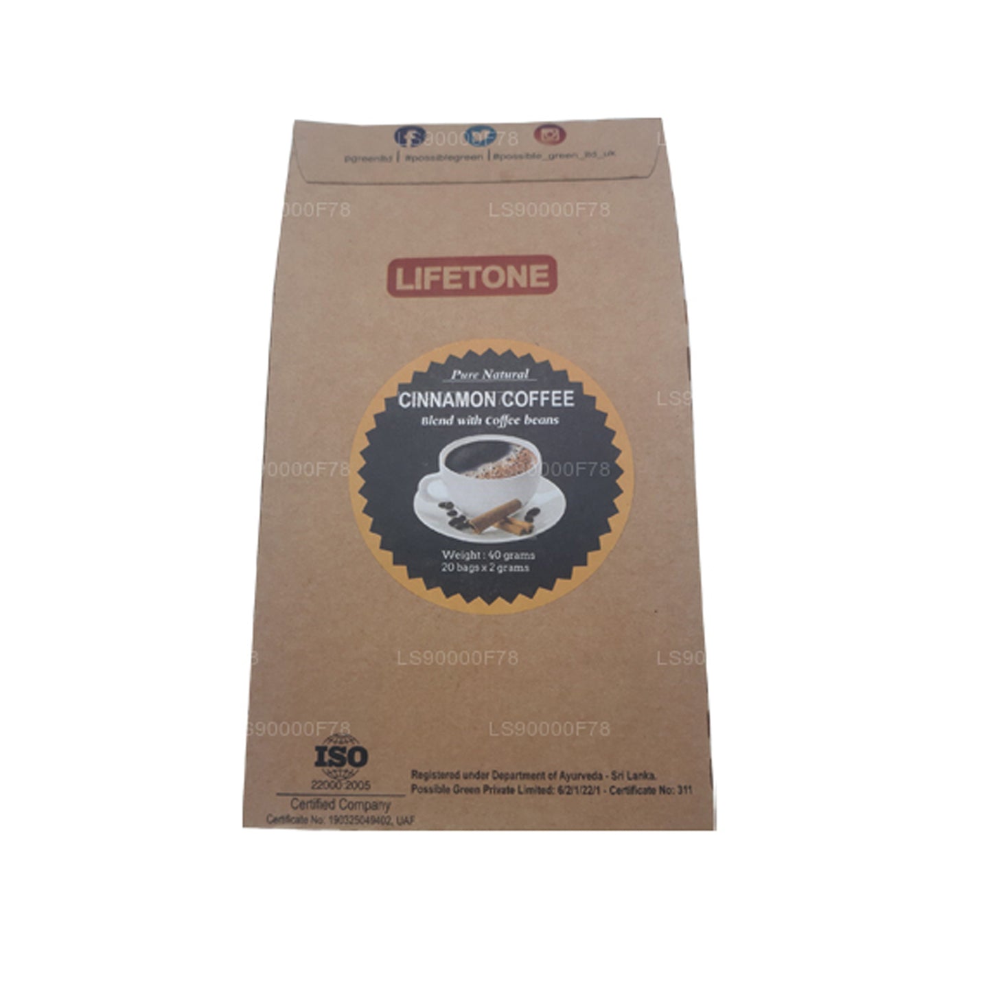 ライフトーン シナモンコーヒー (40g)