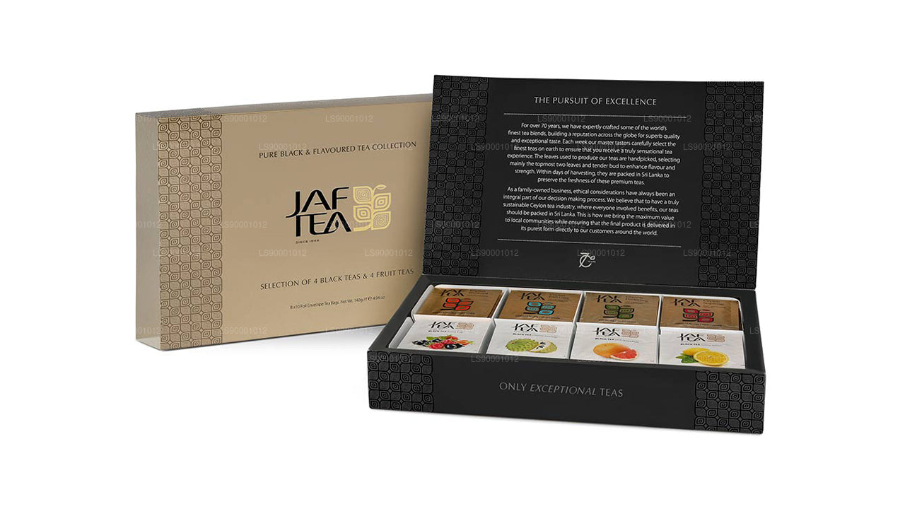 Jaf Tea ピュアブラック&フレーバー紅茶 ホイルエンベロープ ティーバッグ (140g)