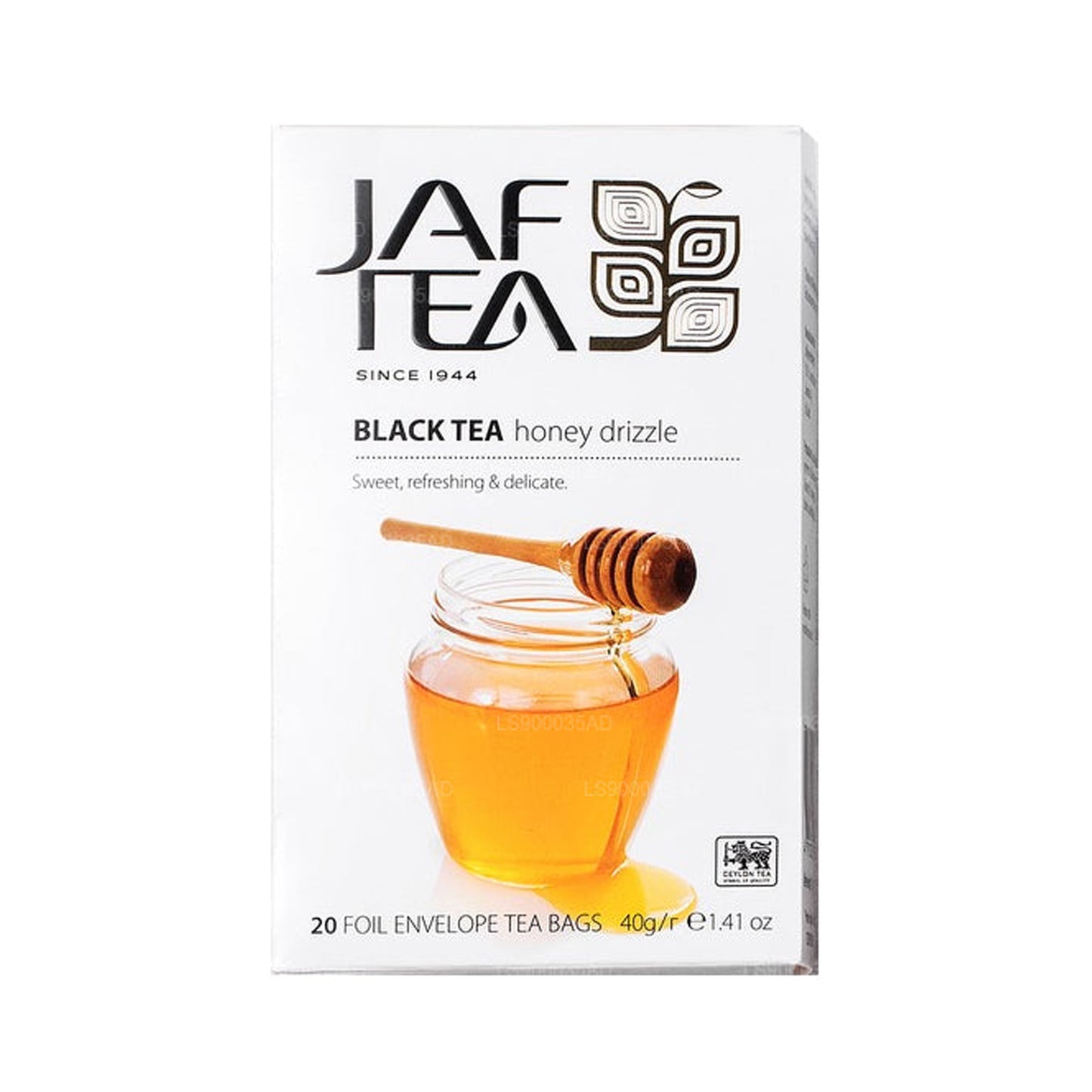 Jaf Tea ブラックティーハニードリズルホイルエンベロープティーバッグ (40g)