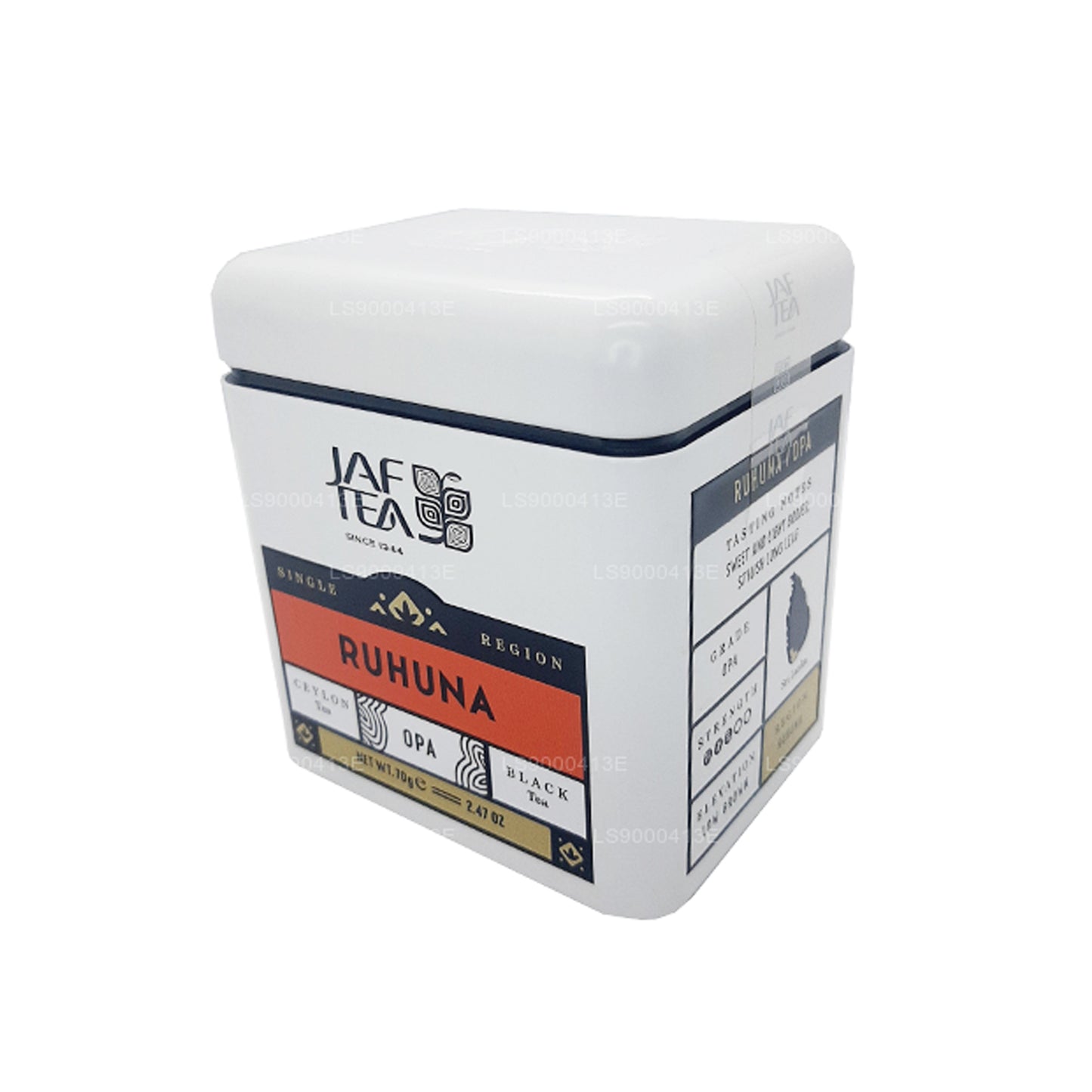Jaf Tea シングルリージョンコレクションルフナ OPA (70g) 缶