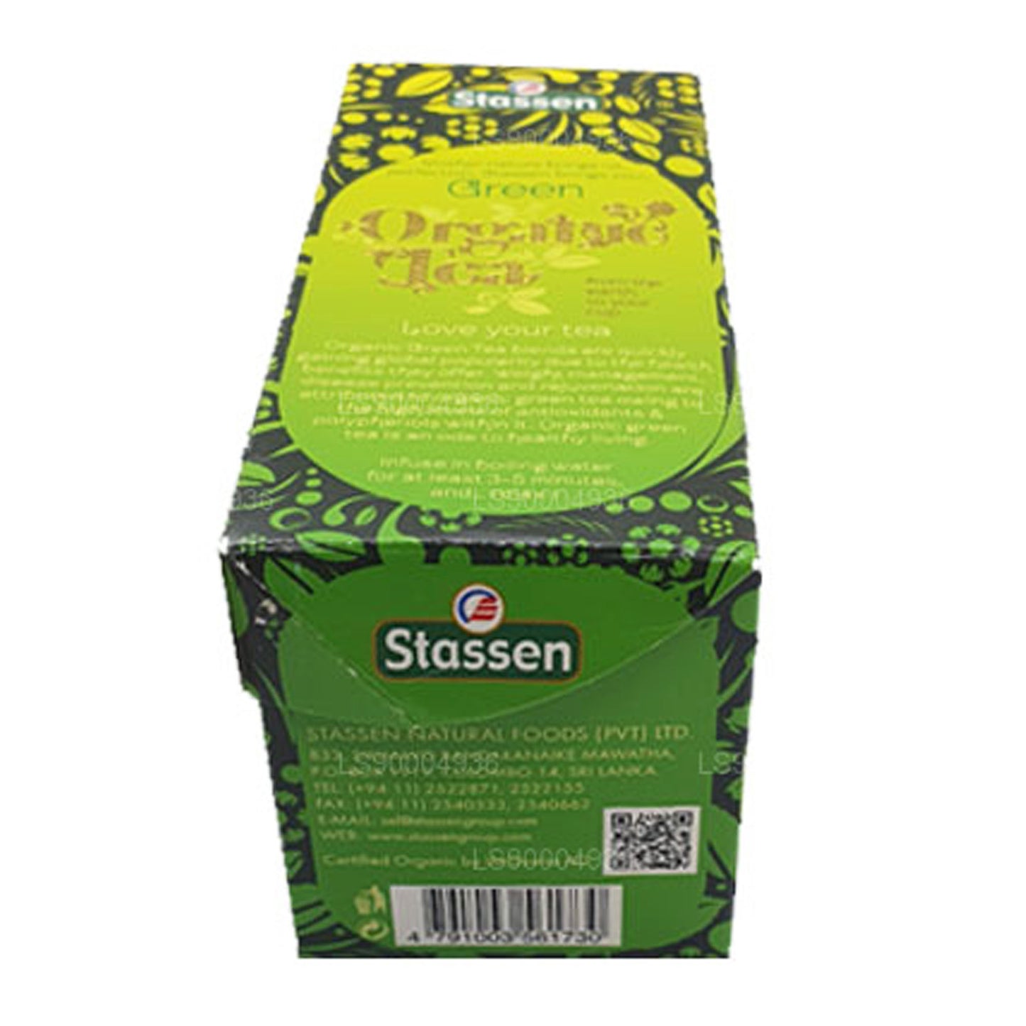スタッセングリーンオーガニックティー (50g) 25ティーバッグ
