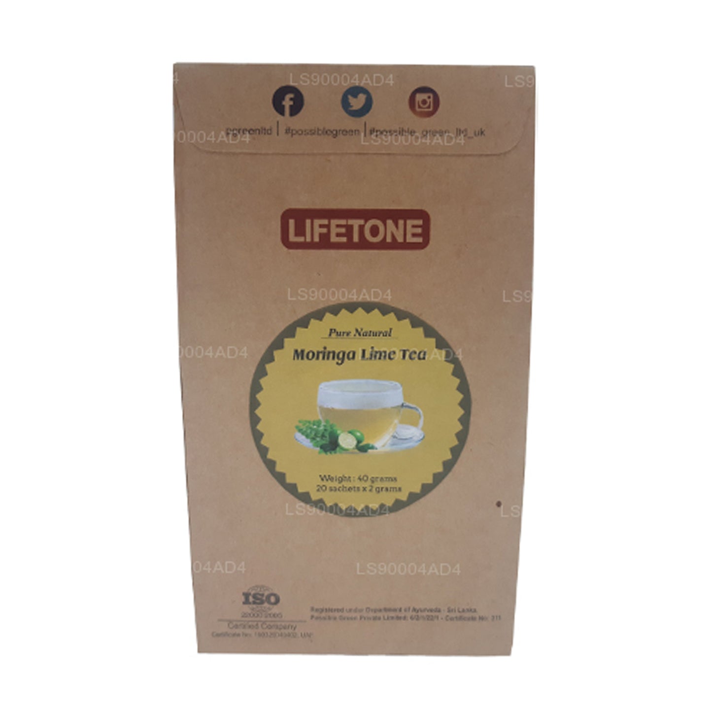 ライフトーン モリンガライムティー (40g)