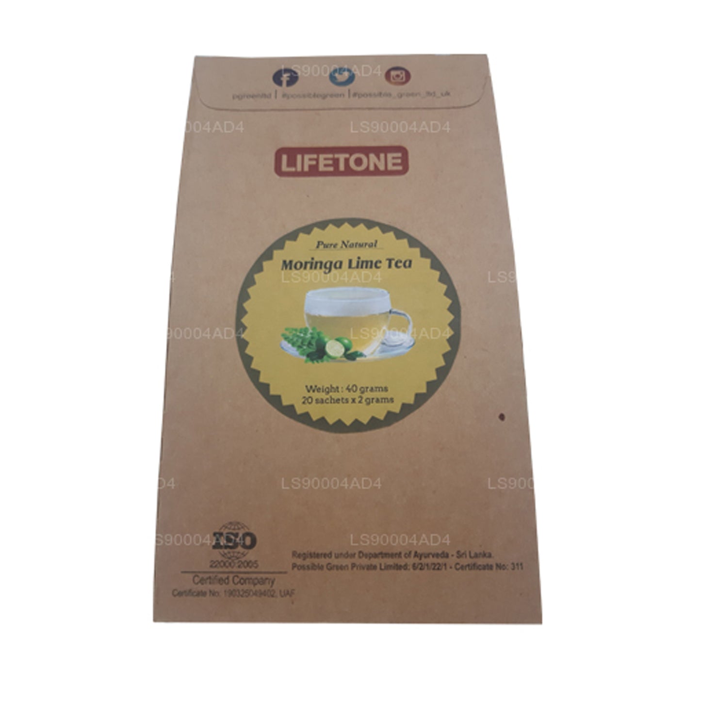 ライフトーン モリンガライムティー (40g)