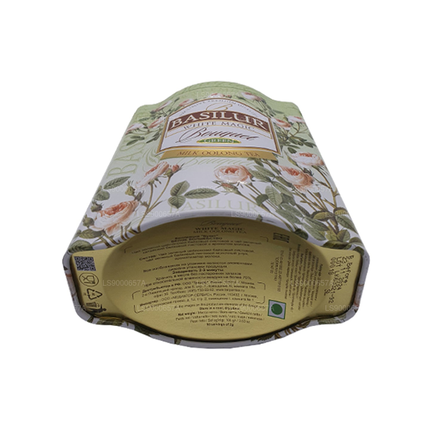 Basilur ホワイトマジックブーケグリーンキャディー (100g)