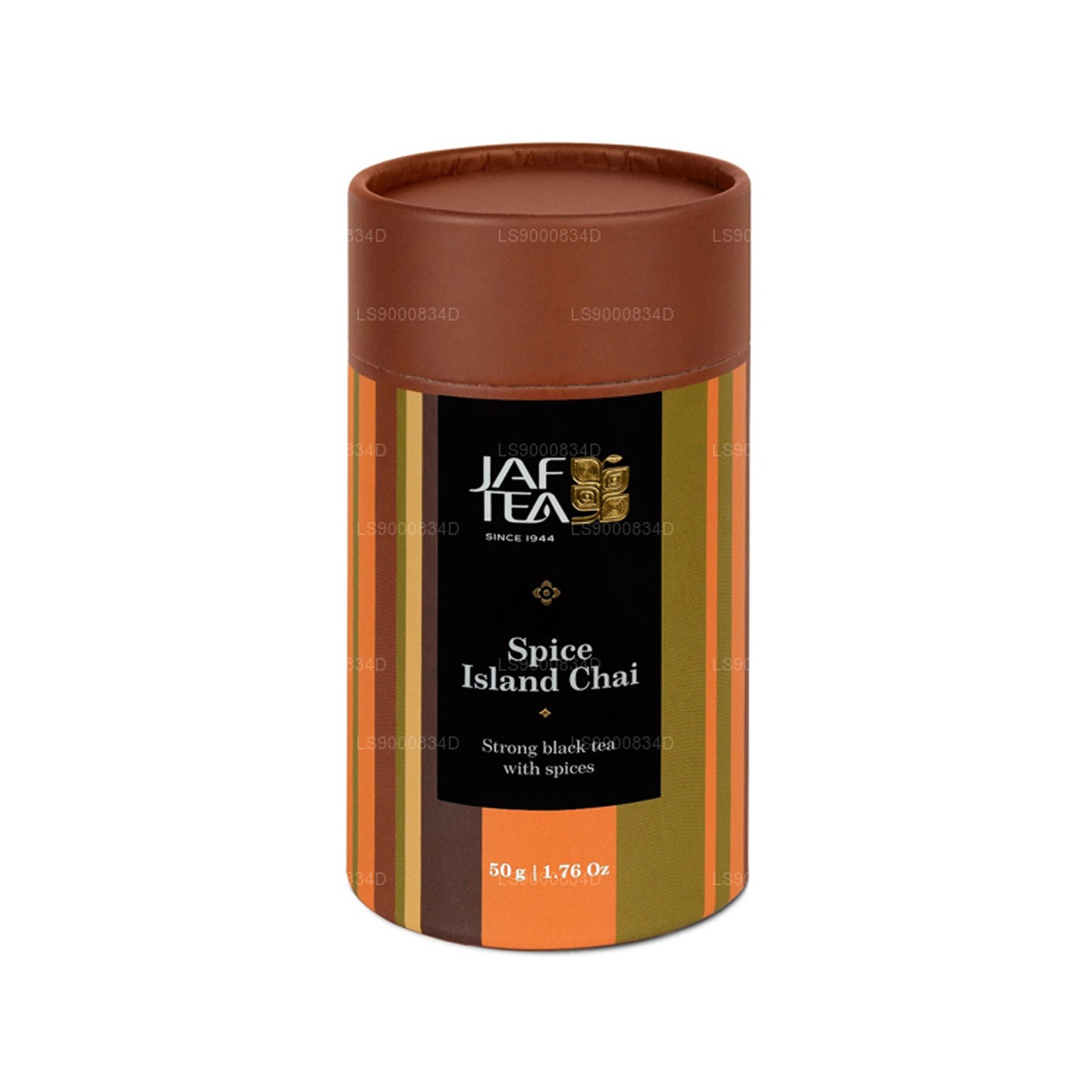 Jaf Tea スパイスアイランドチャイ-スパイスキャディー入りストロングブラックティー (50g)