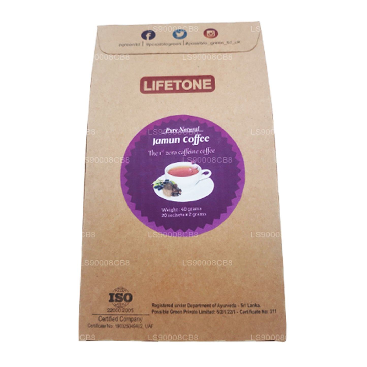 ライフトーンジャムンシードコーヒー (40g)