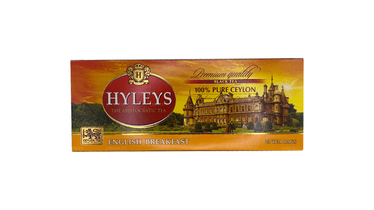 Hyleys ブラックイングリッシュブレックファーストティー (37.5g) ティーバッグ25個