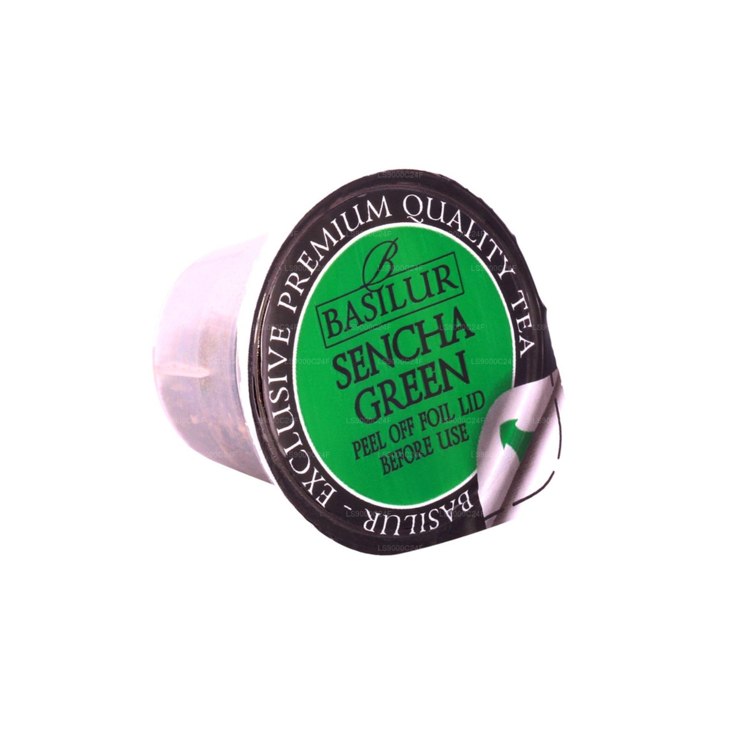 バシルール ティーカプセル「煎茶グリーン」(15g) 箱盤