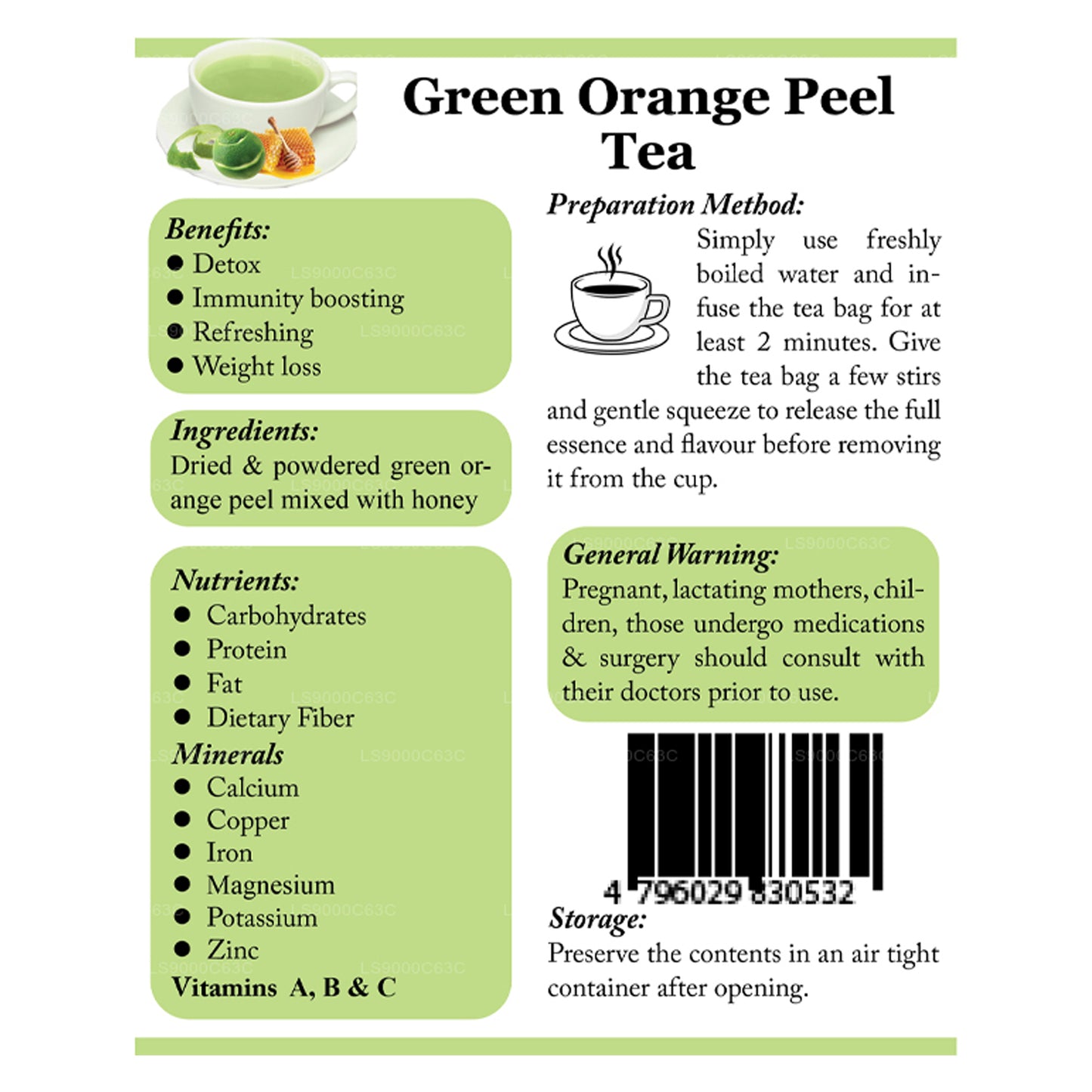 ライフトーン オレンジピールティー (40g)