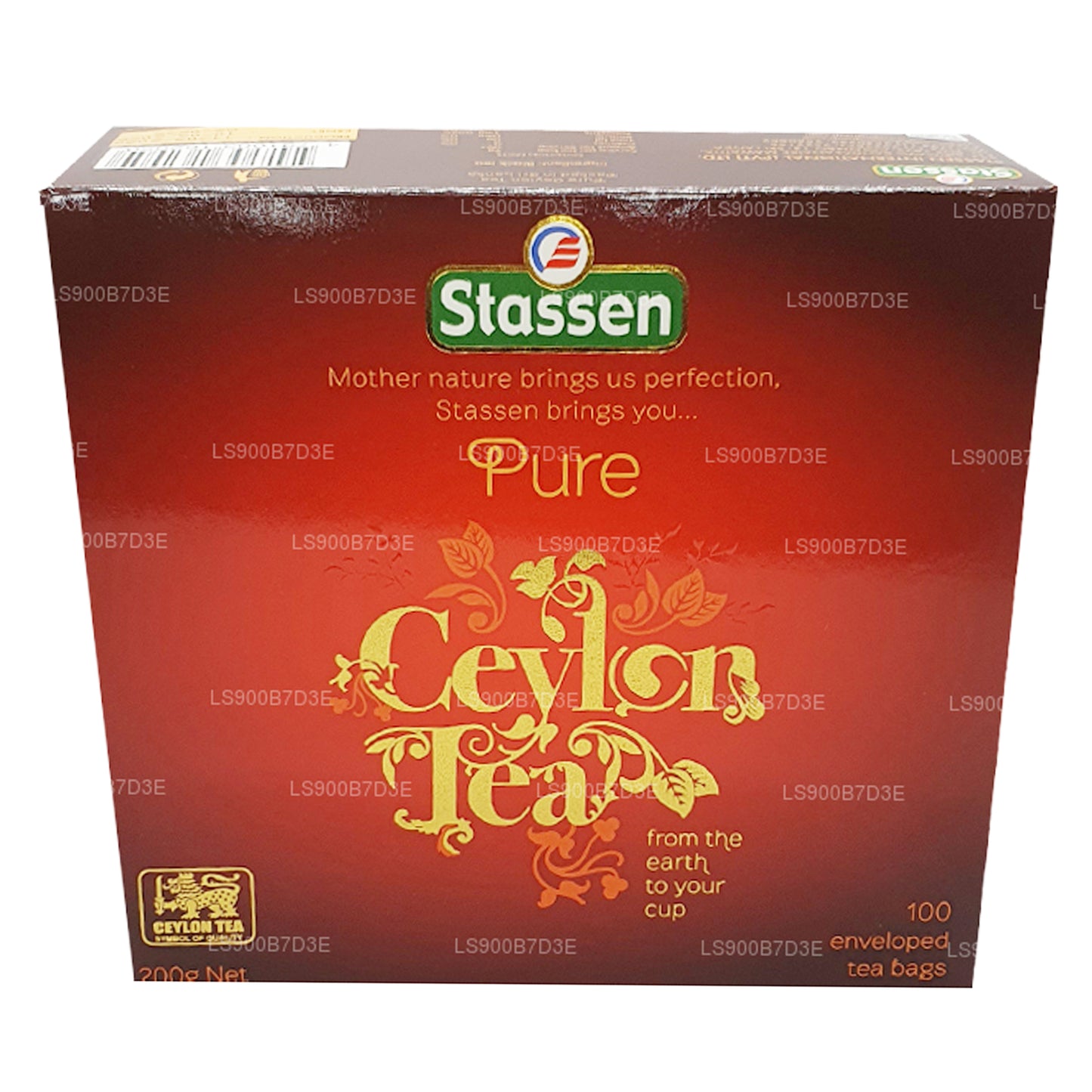 Stassen ピュアセイロンブラックティー (200g) 100ティーバッグ