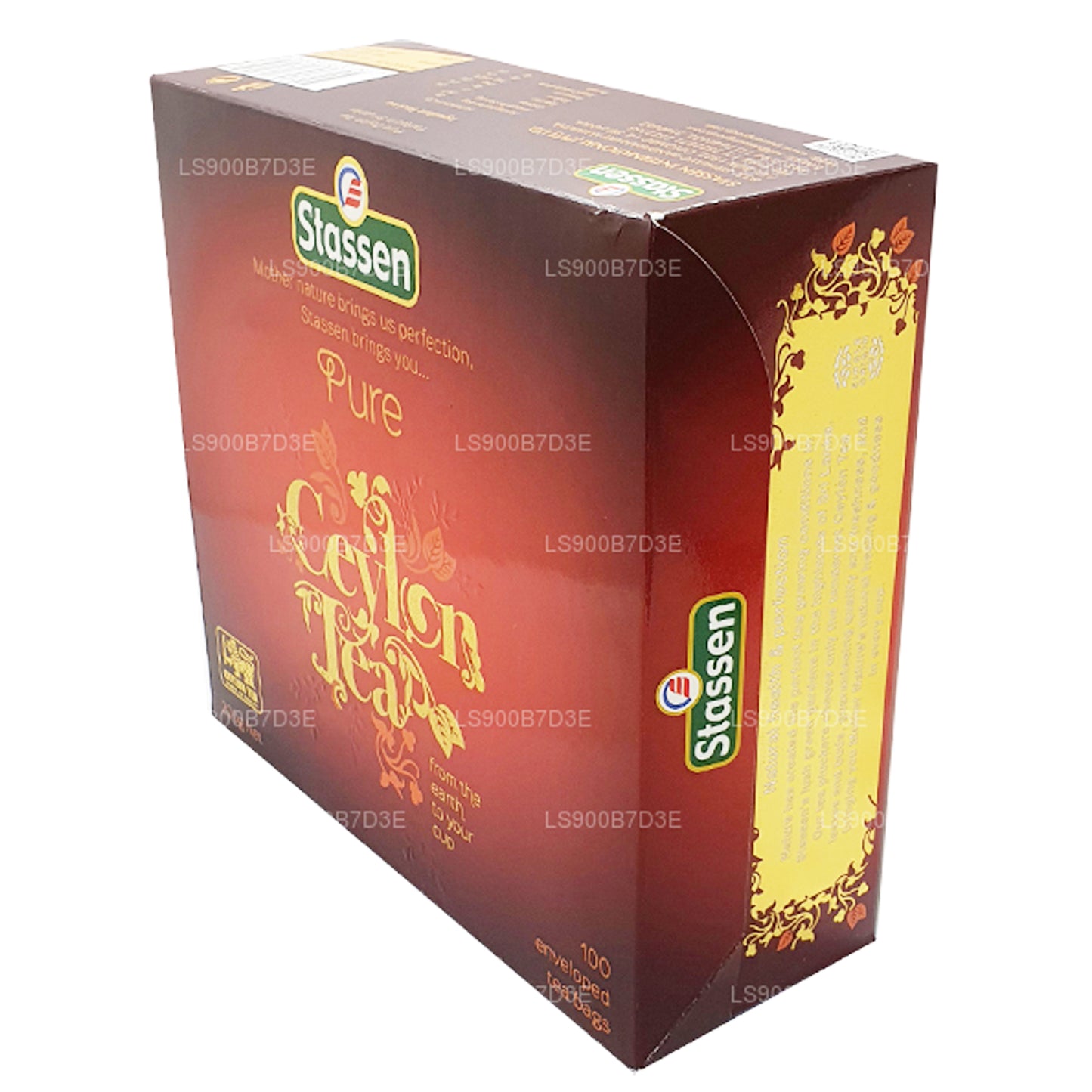 Stassen ピュアセイロンブラックティー (200g) 100ティーバッグ
