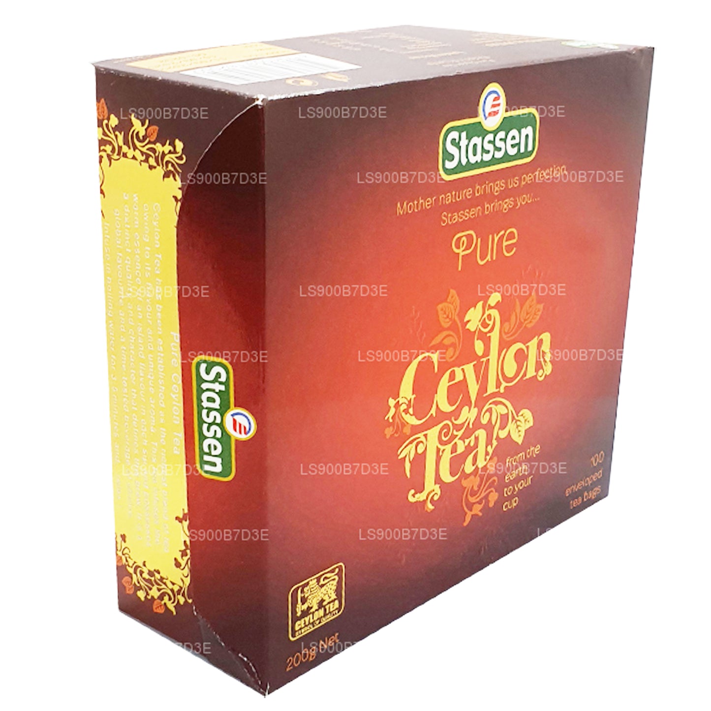 Stassen ピュアセイロンブラックティー (200g) 100ティーバッグ