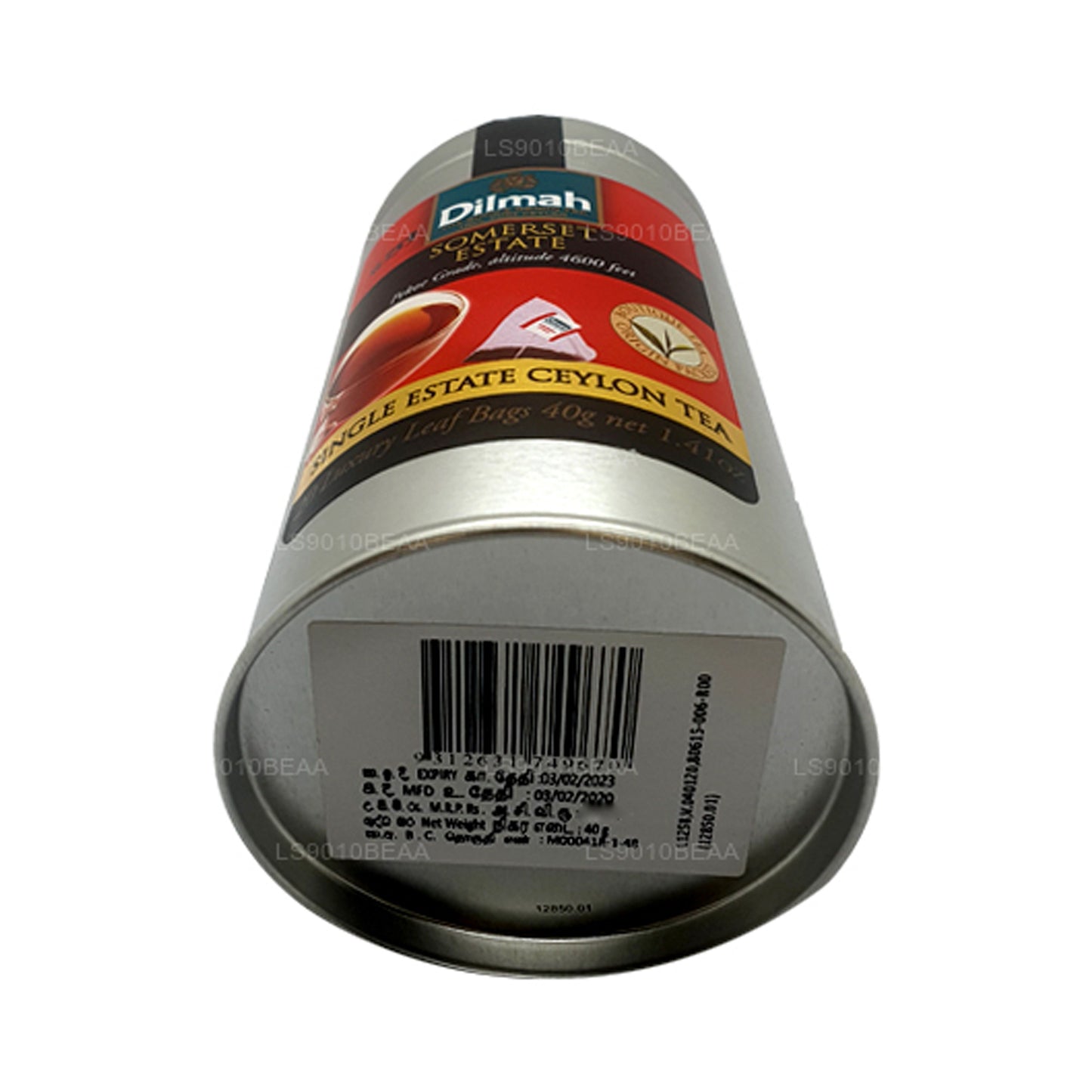 Dilmah サマセットシングルエステートティーキャディー (40g)