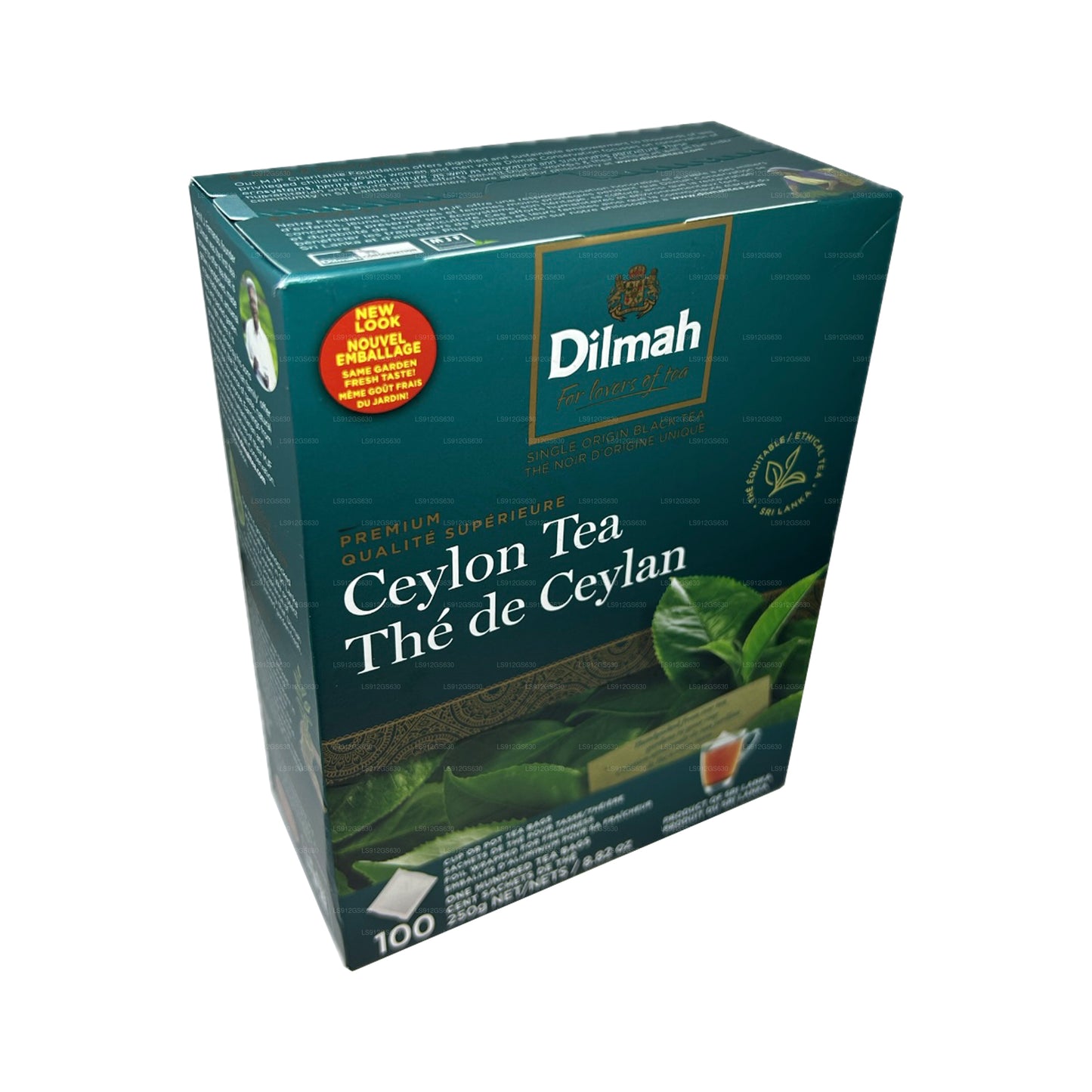 Dilmah プレミアムセイロンティー (250g) 100タグレスティーバッグ