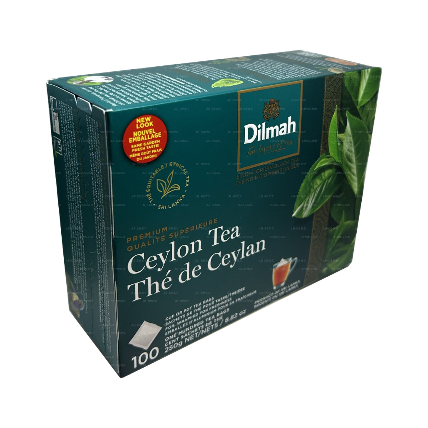 Dilmah プレミアムセイロンティー (250g) 100タグレスティーバッグ