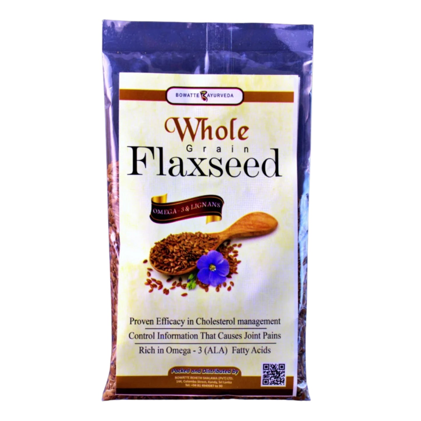 Bowatte Whole Grain Flax Seeds (100g)