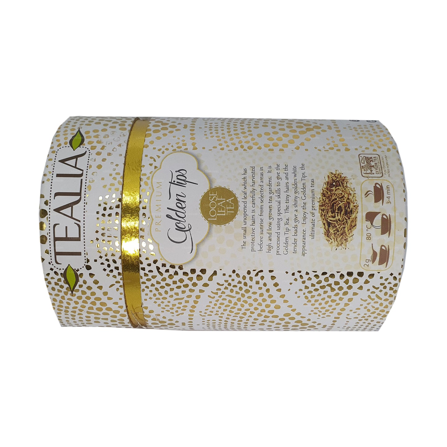 Tealia ゴールデンティップス キャニスター (50g)