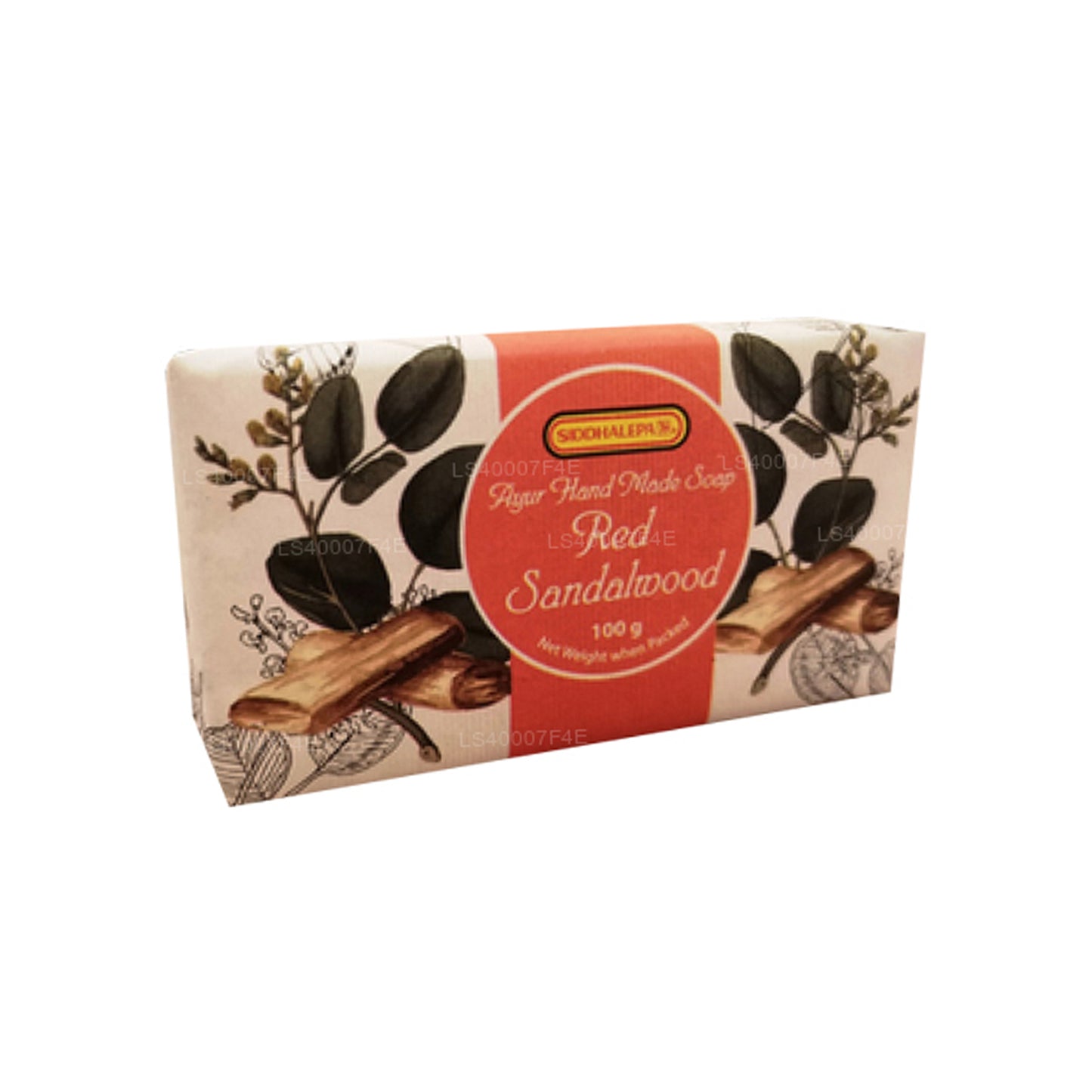 シッダレパ ハンドメイド ソープ - レッドサンダルウッド (100g)
