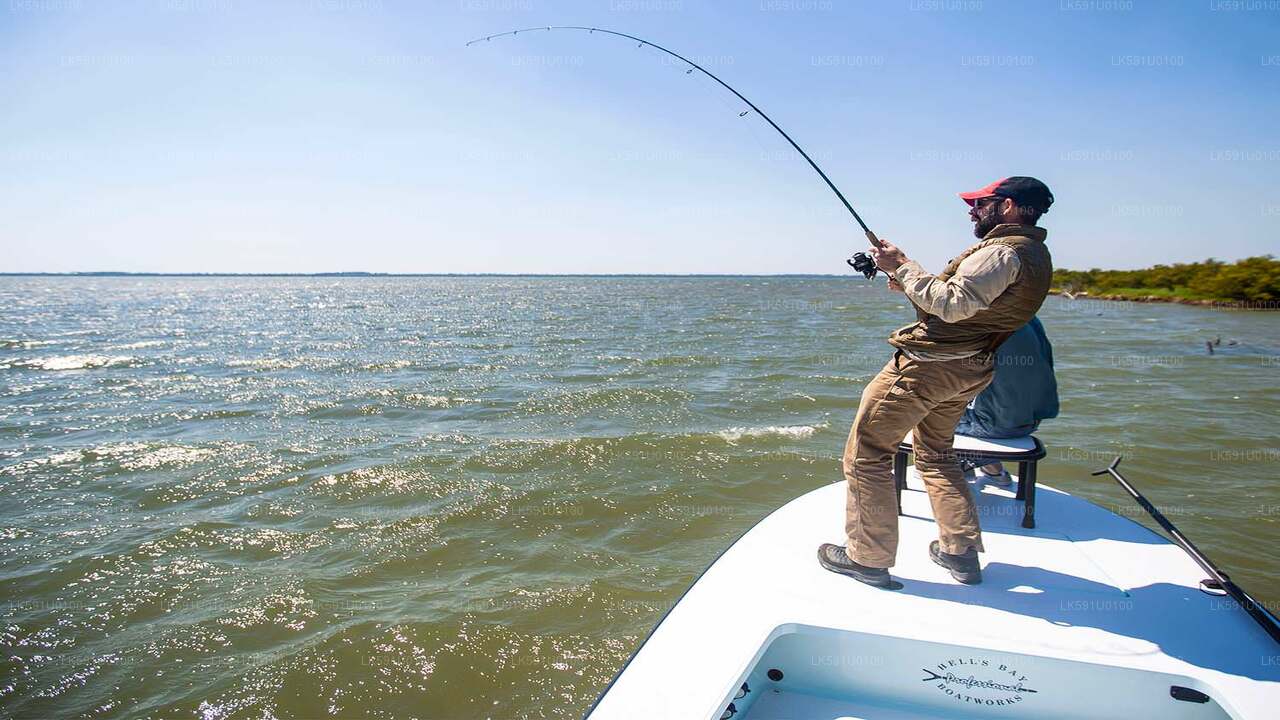 ポロンナルワの湖釣り
