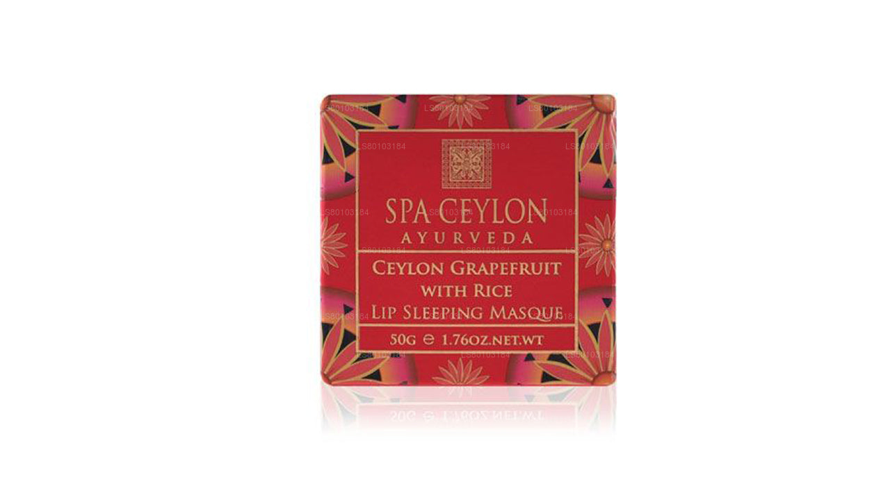 スパセイロン セイロン グレープフルーツ ライス付き - リップ スリーピング マスク (50g)