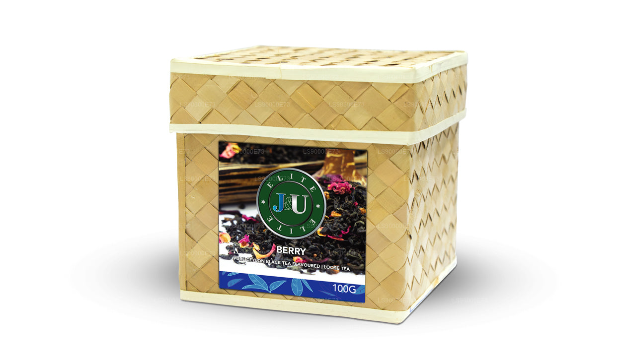 J&U ベリー ピュアセイロン ブラックフレーバールーズティー (100g)