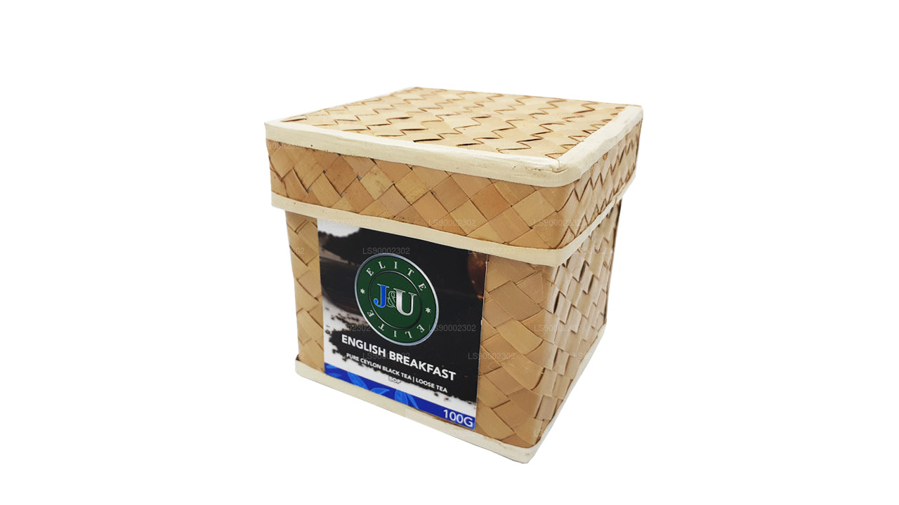 J&U イングリッシュ ブレックファスト ピュアセイロン 黒ルーズティー (100g)