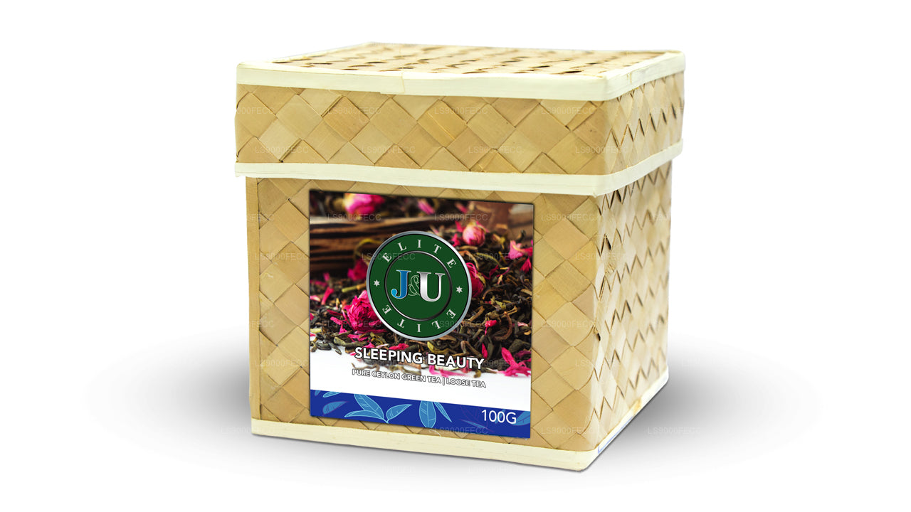 J&U スリーピングビューティー ピュアセイロン グリーンルースティー (100g)