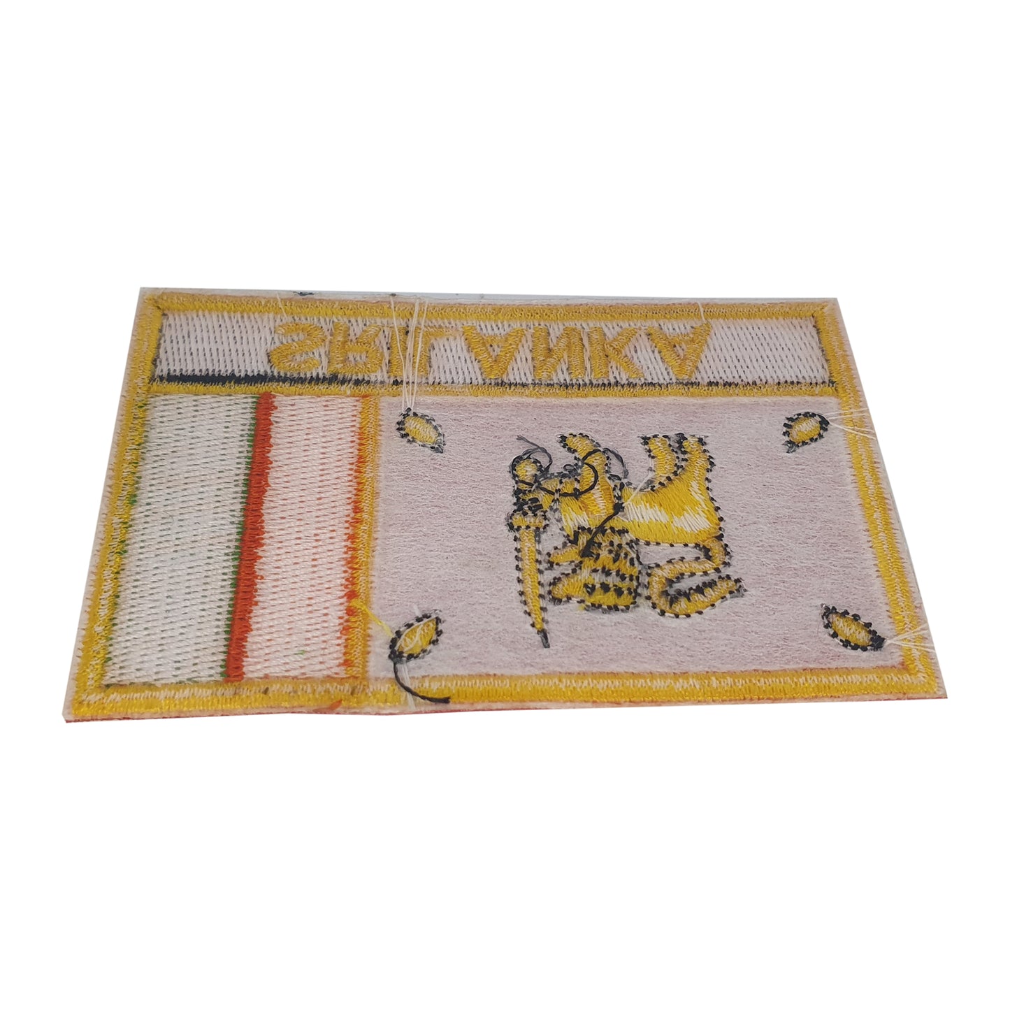 スリランカ国旗布バッジ（デザインA）