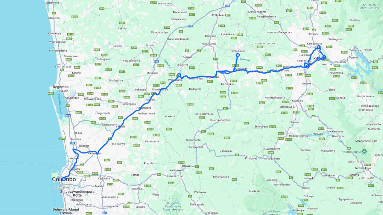 コロンボ発キャンディシティツアー