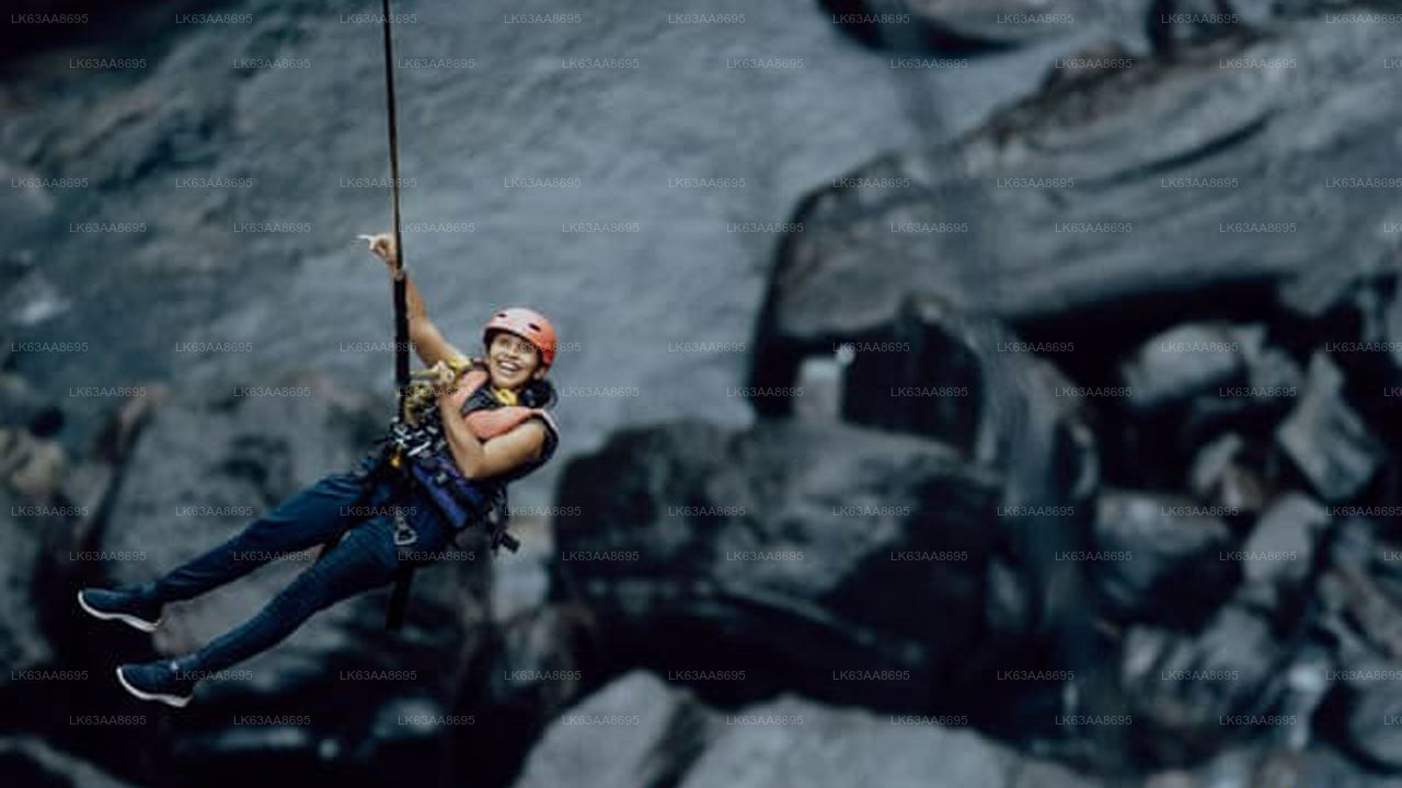 Lakshapana Waterfall Rope Jump
