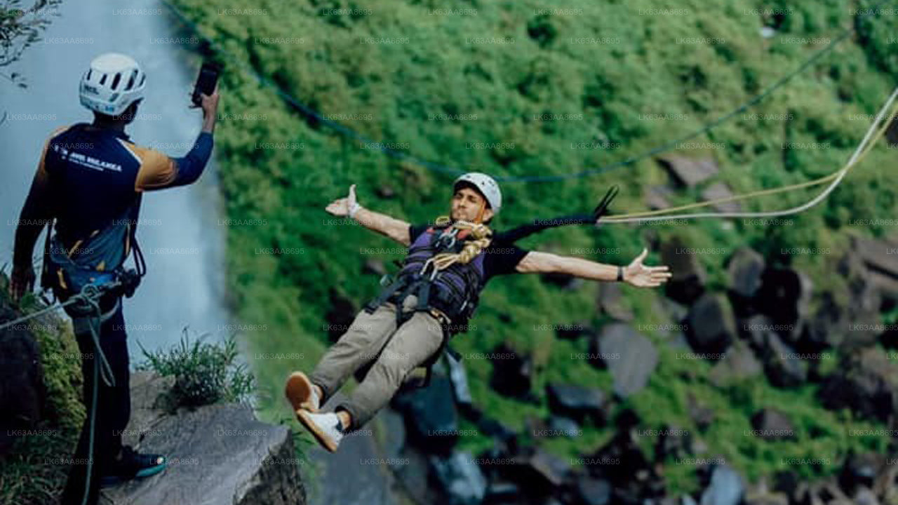 Lakshapana Waterfall Rope Jump