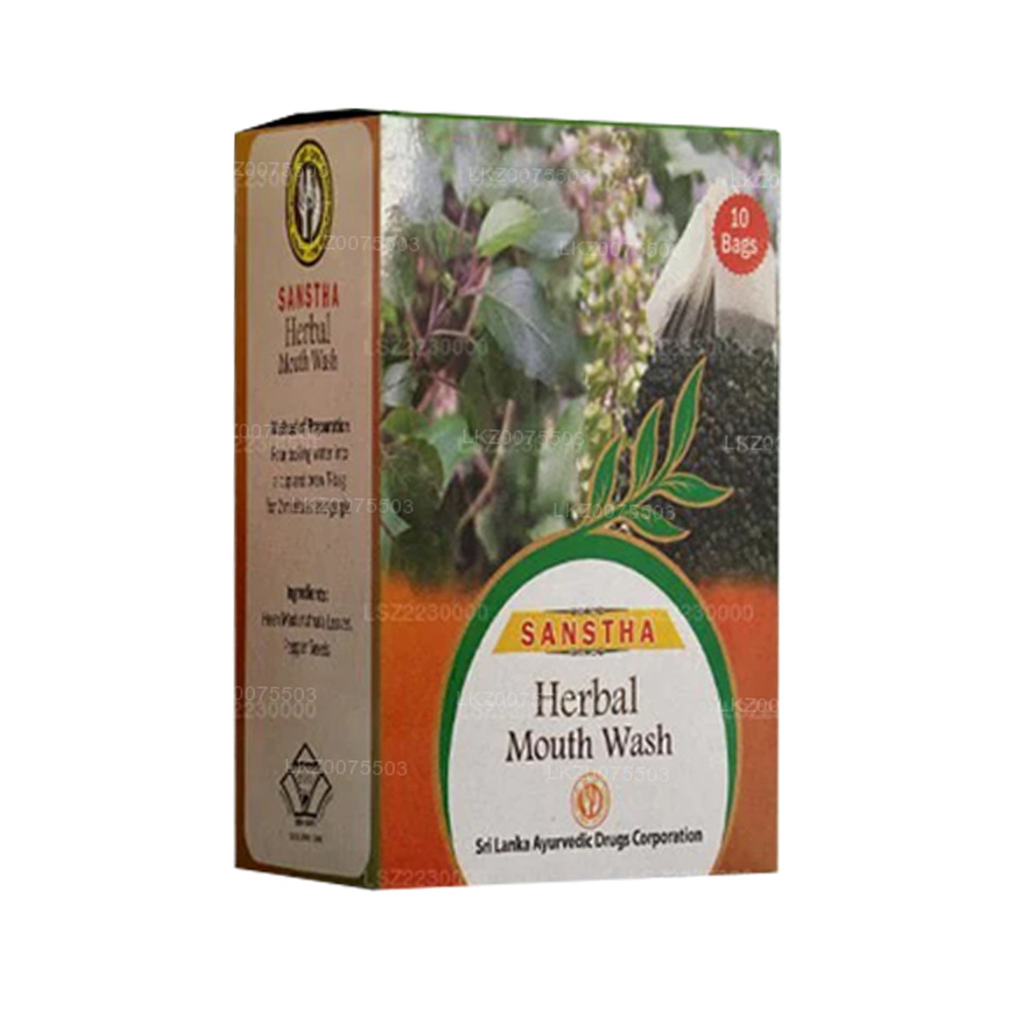 SLADC サンスタ ハーバルマウスウォッシュ (10袋)